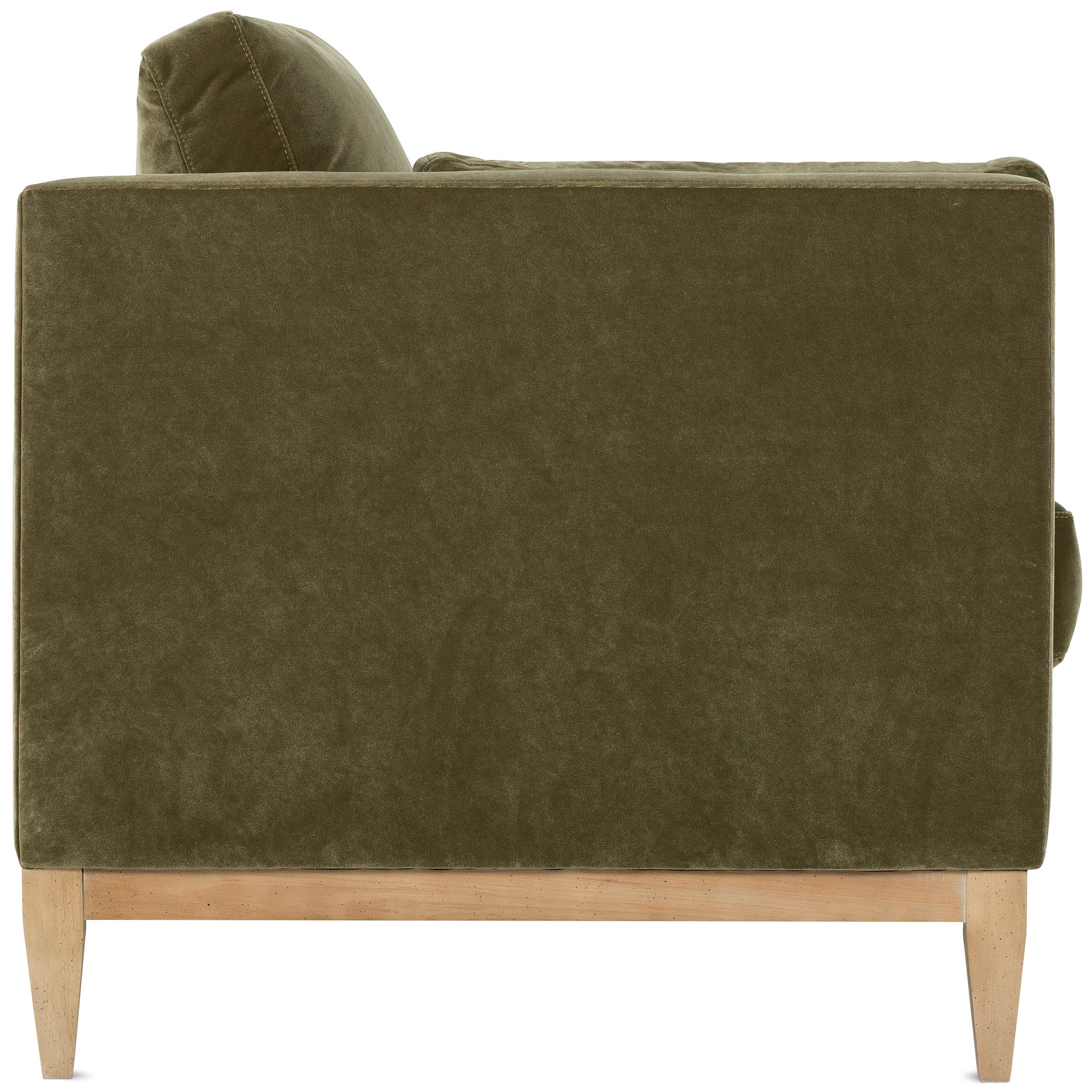 Quick Ship Leo Velvet Sofa, Green