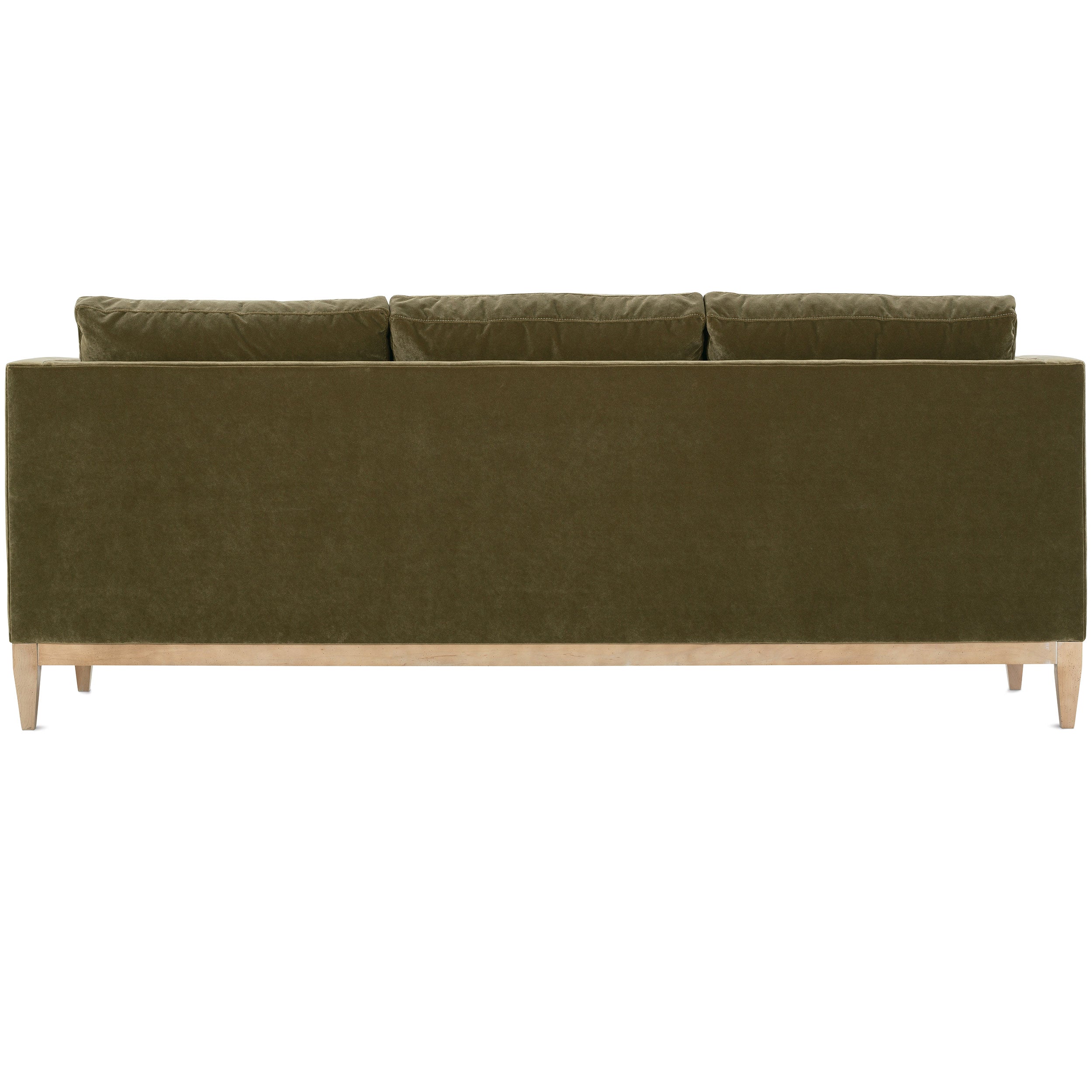 Quick Ship Leo Velvet Sofa, Green
