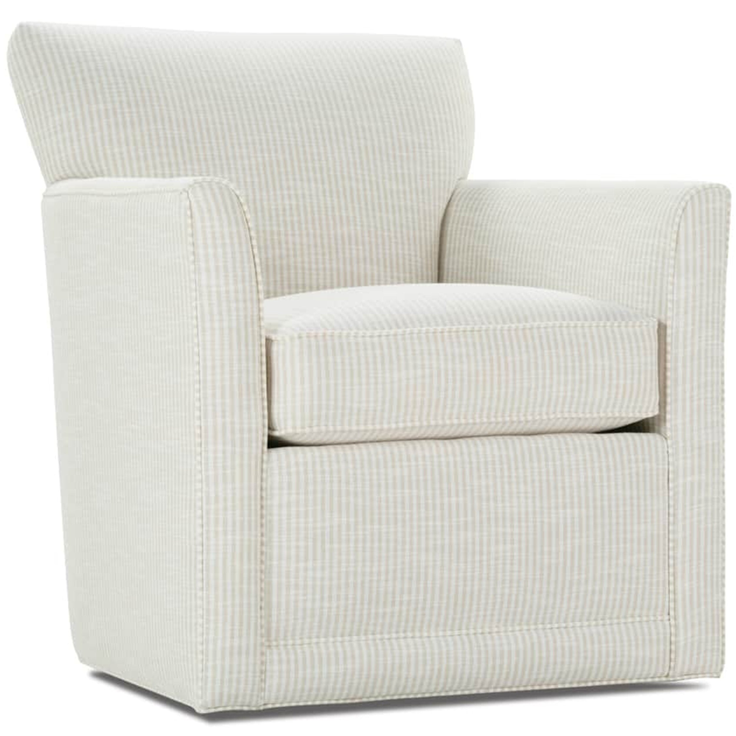 Quick Ship Times Square Swivel Chair, Beige