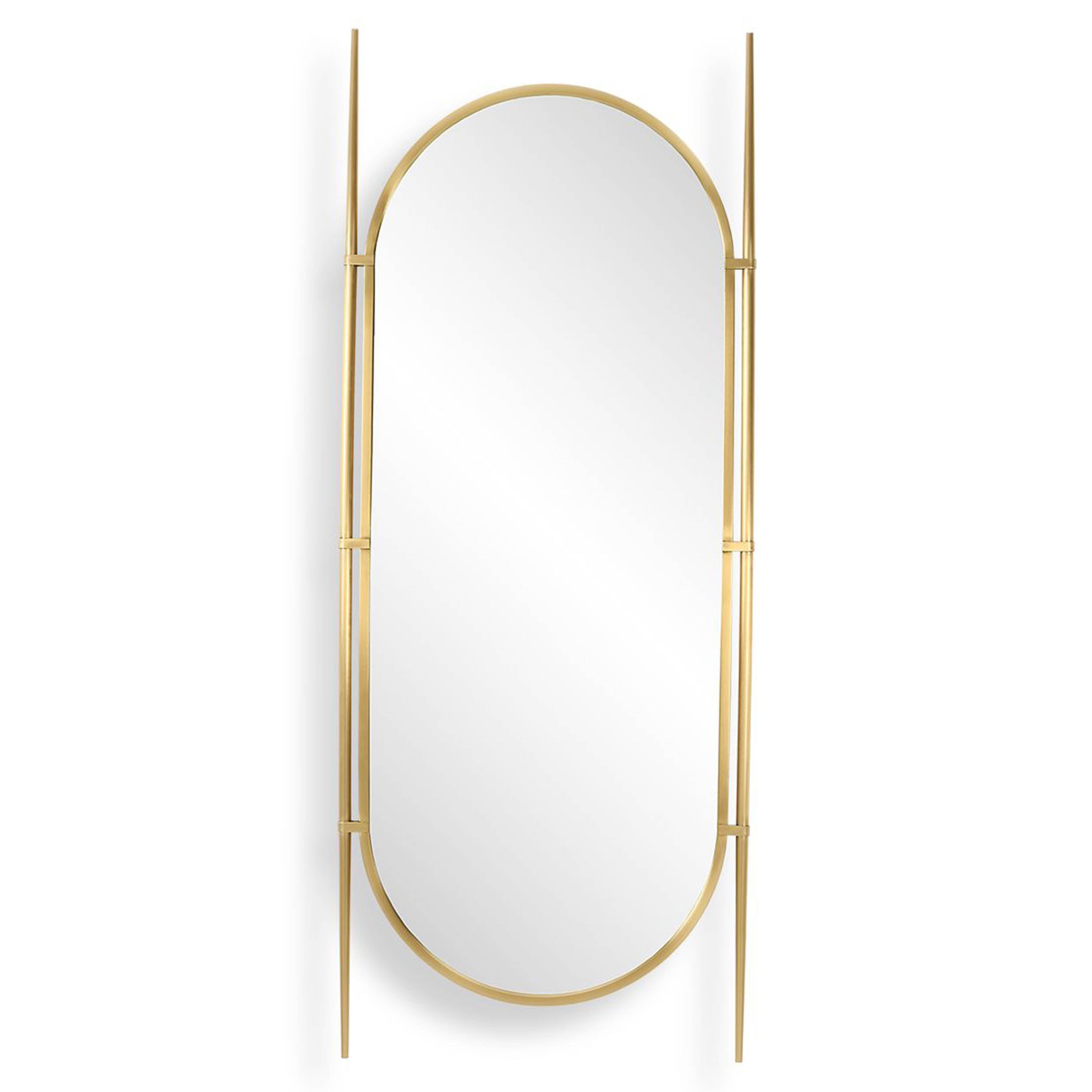 Stick To It Floor Mirror, Gold