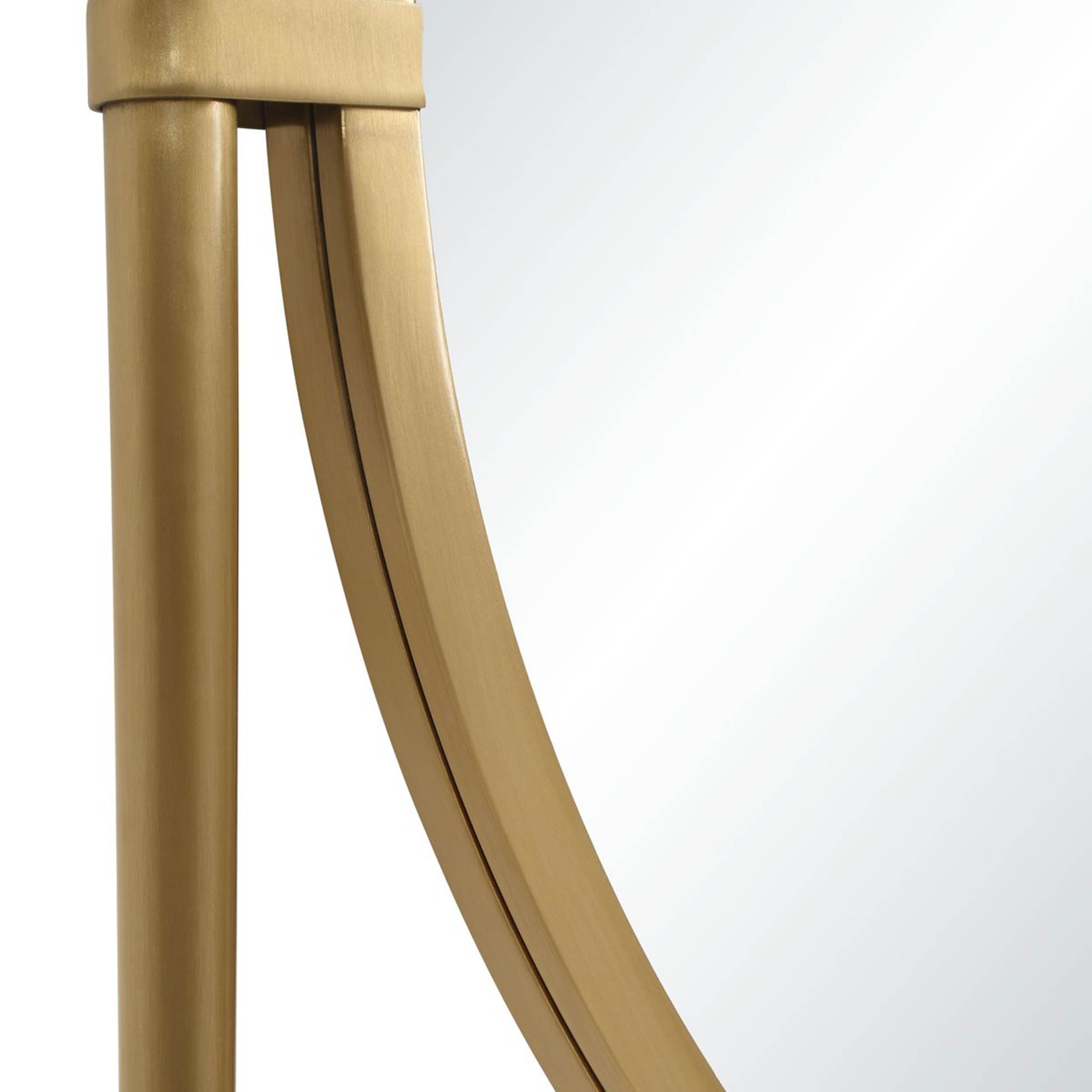 Stick To It Floor Mirror, Gold