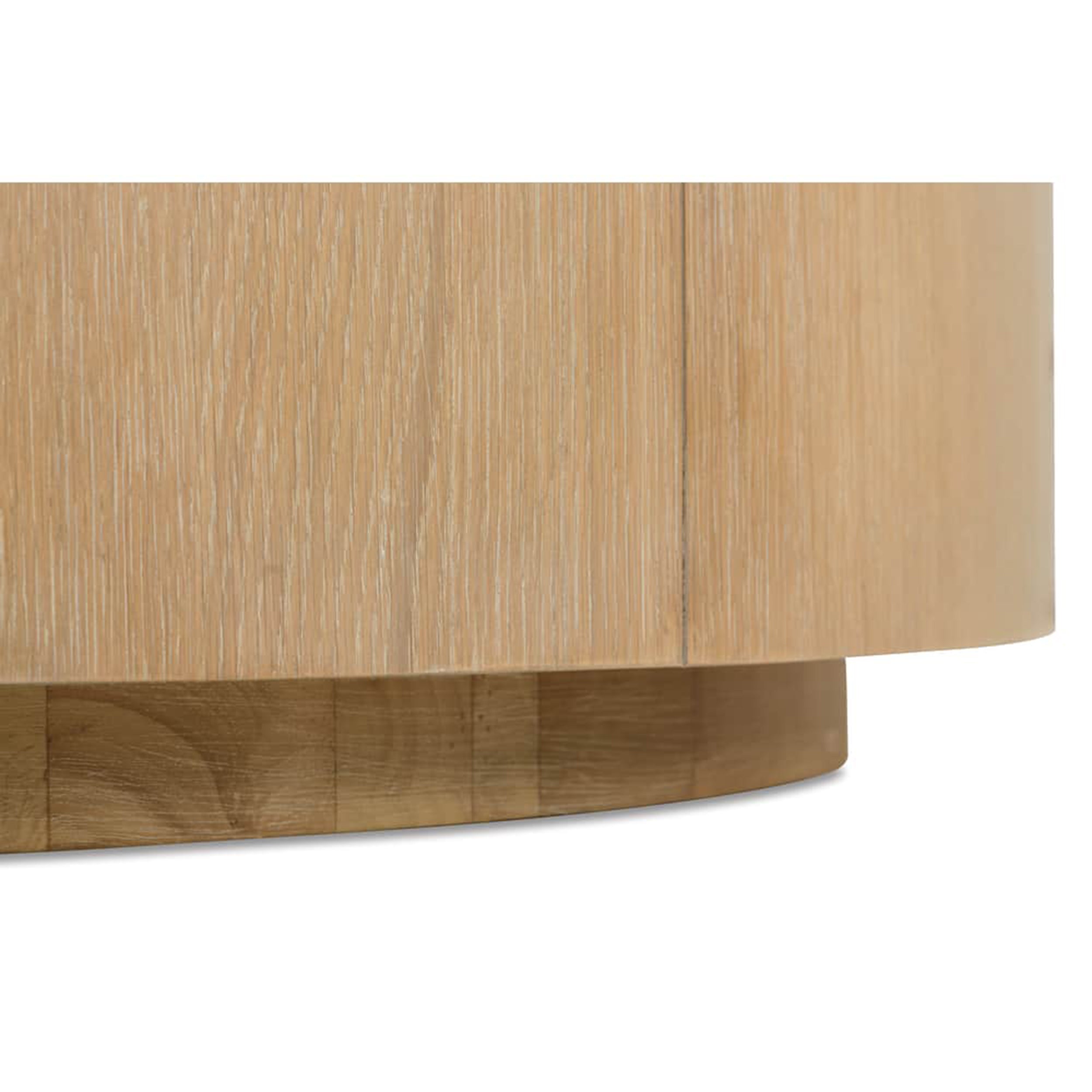 Delray Round Cocktail Table, Carrara