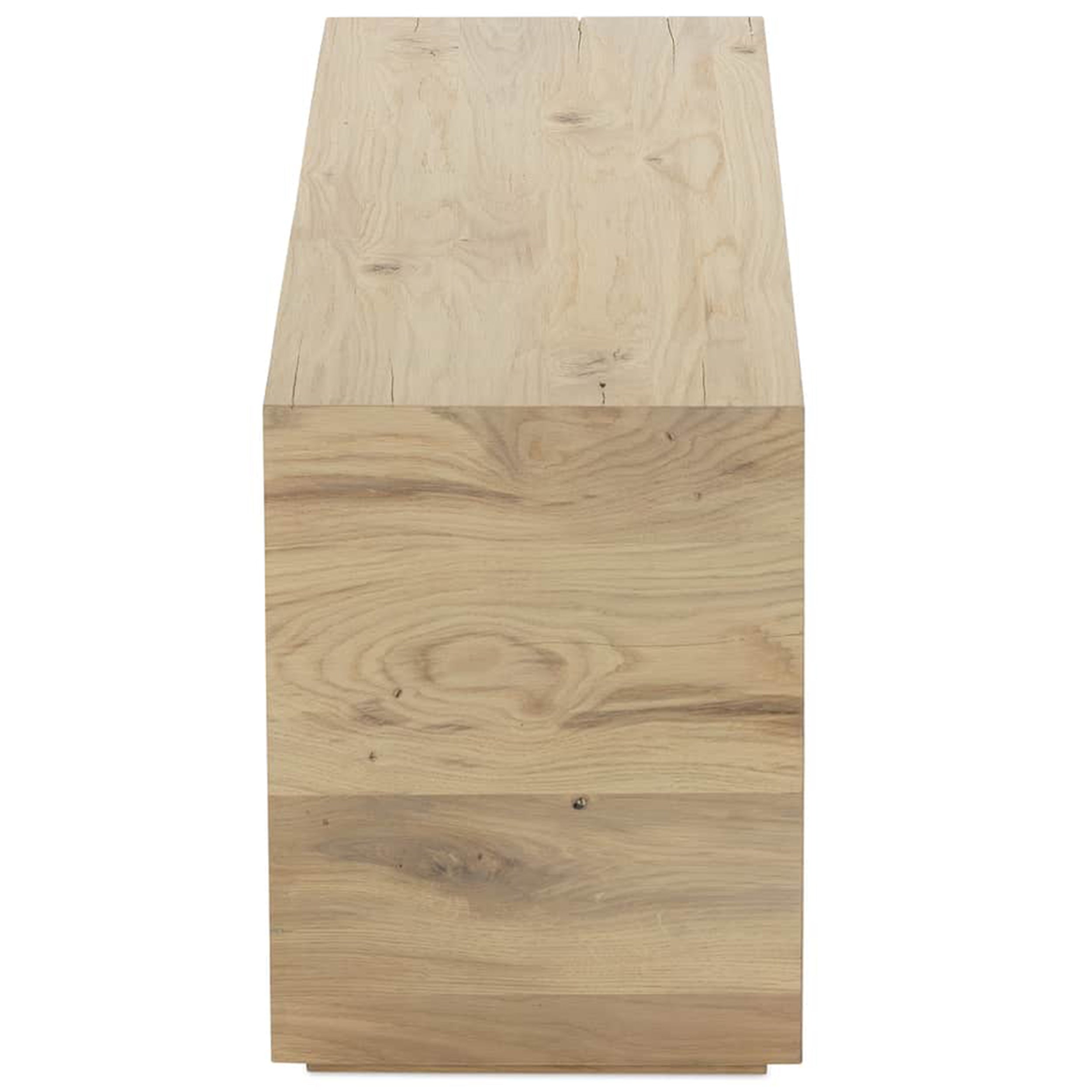 Indira Rectangle End Table, Vintage Oak