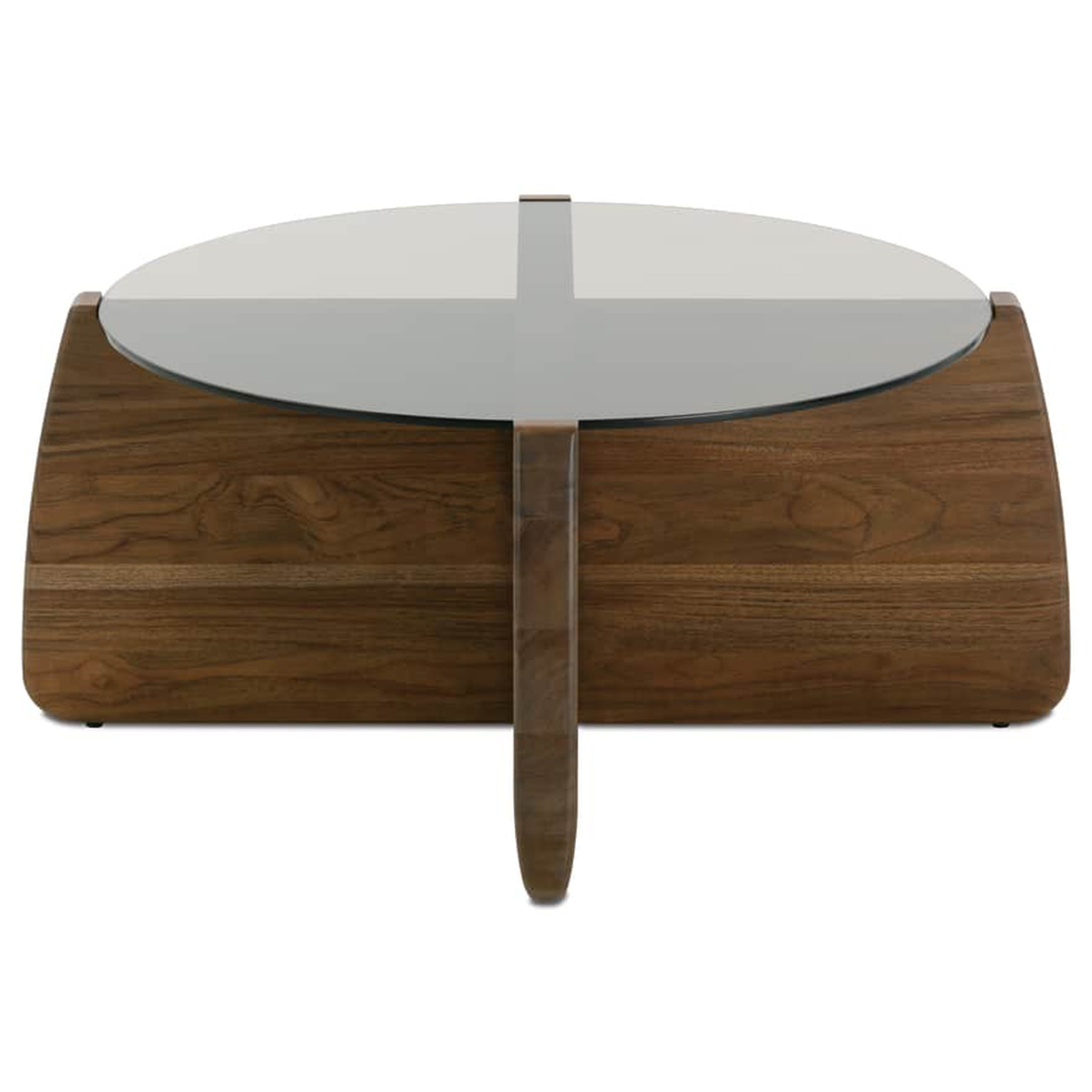 Nova Round Glass Cocktail Table, Caraway