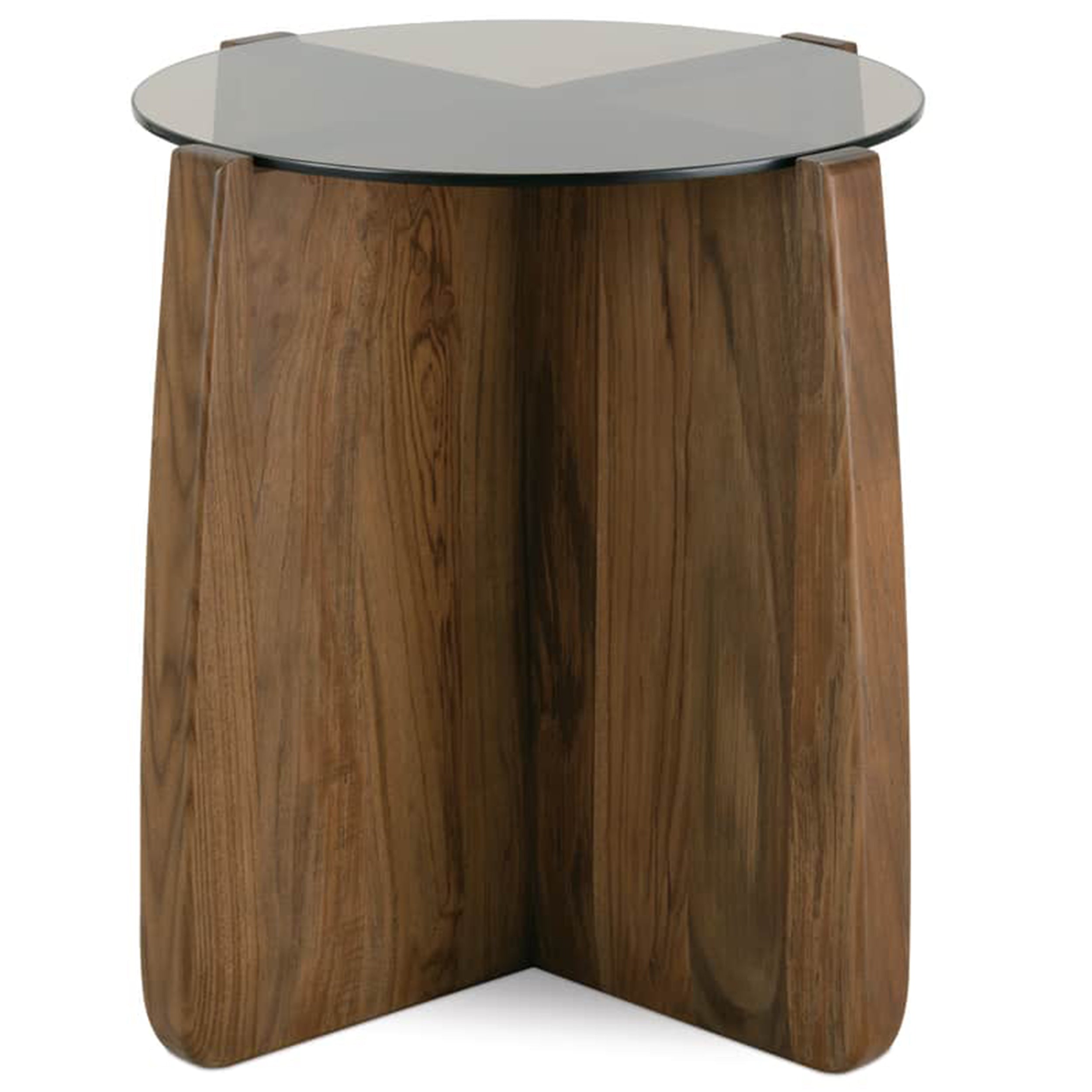 Nova Round End Table, Caraway
