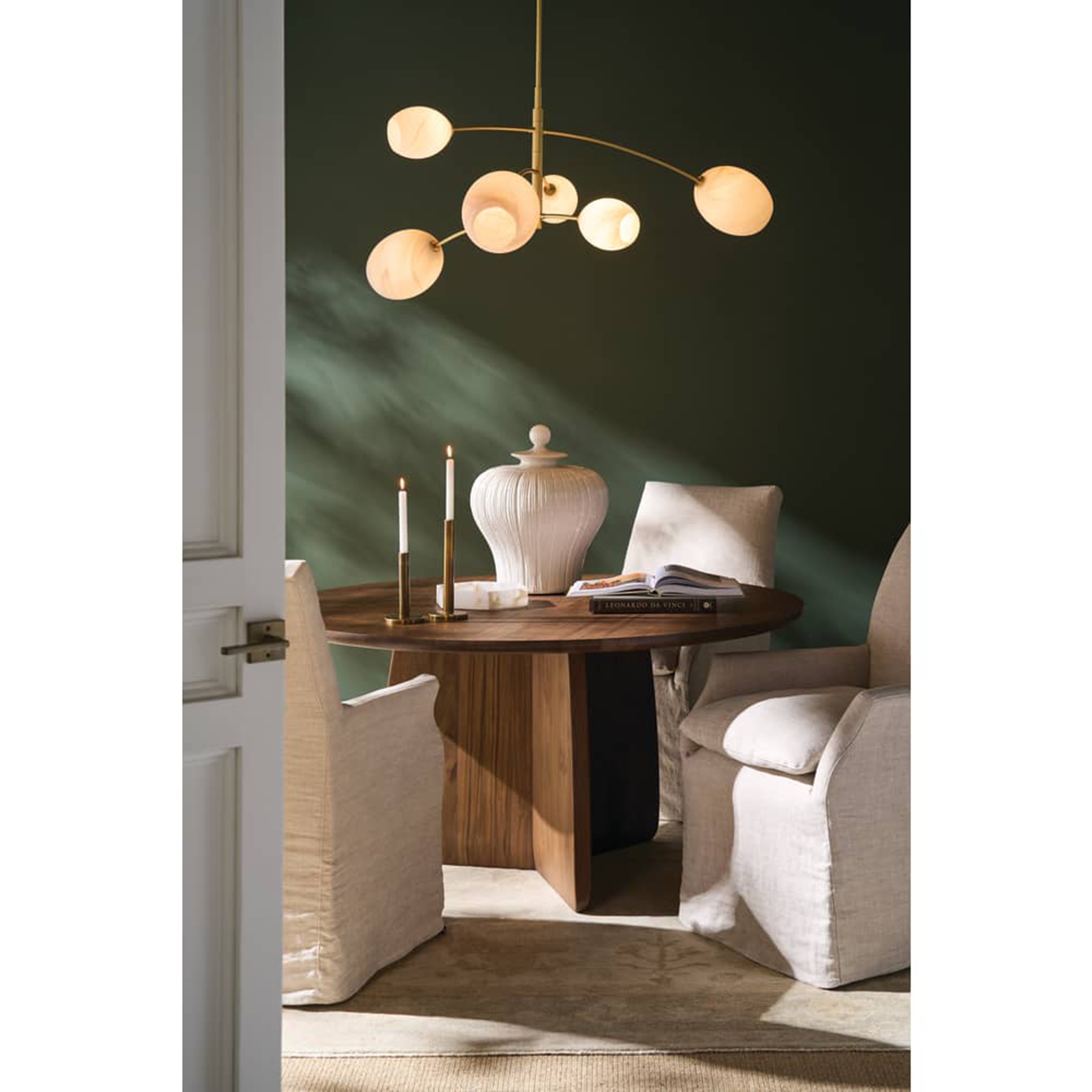 Nova Round Dining Table, Caraway