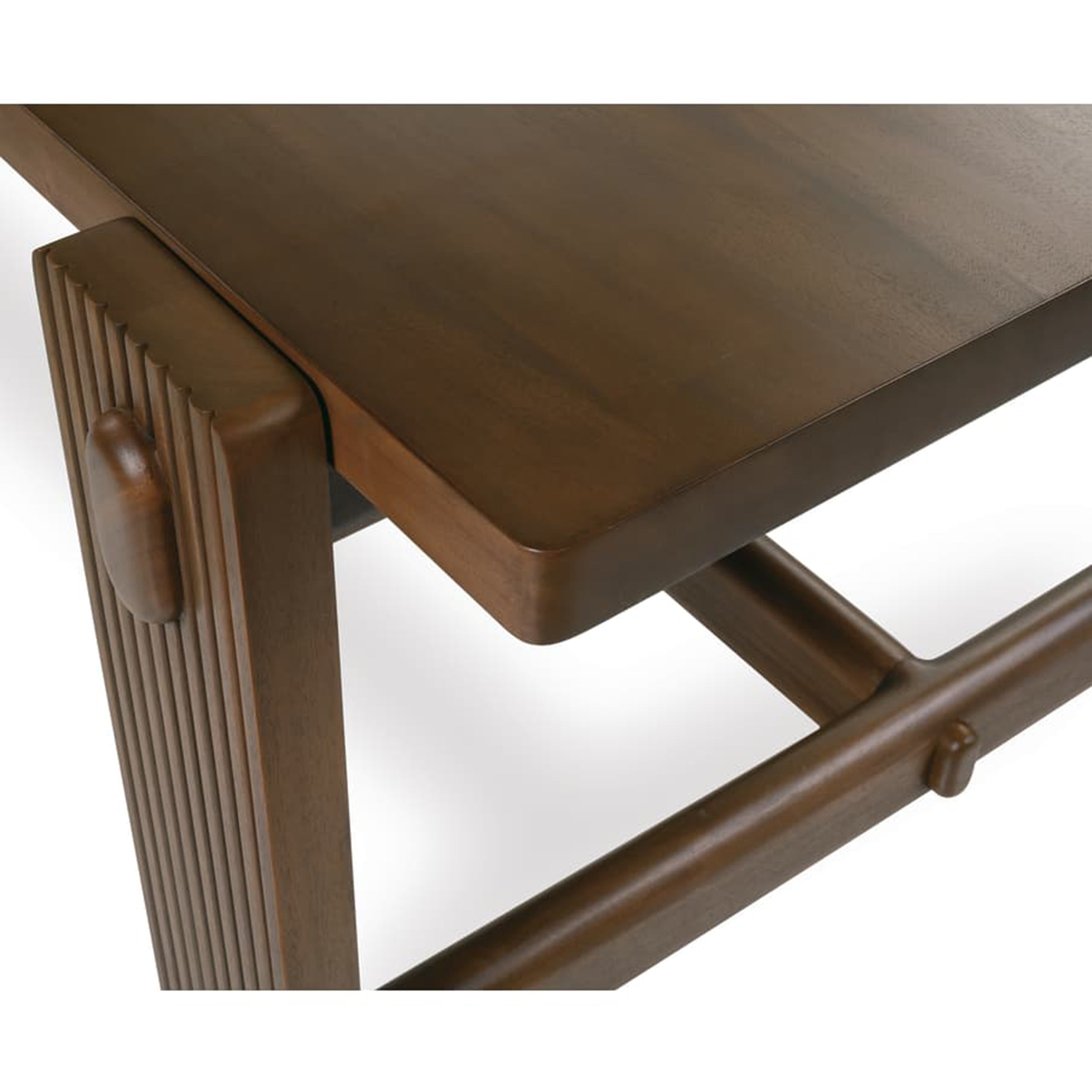 Kindred Rectangle Dining Table - Mahogany Top, Sesame