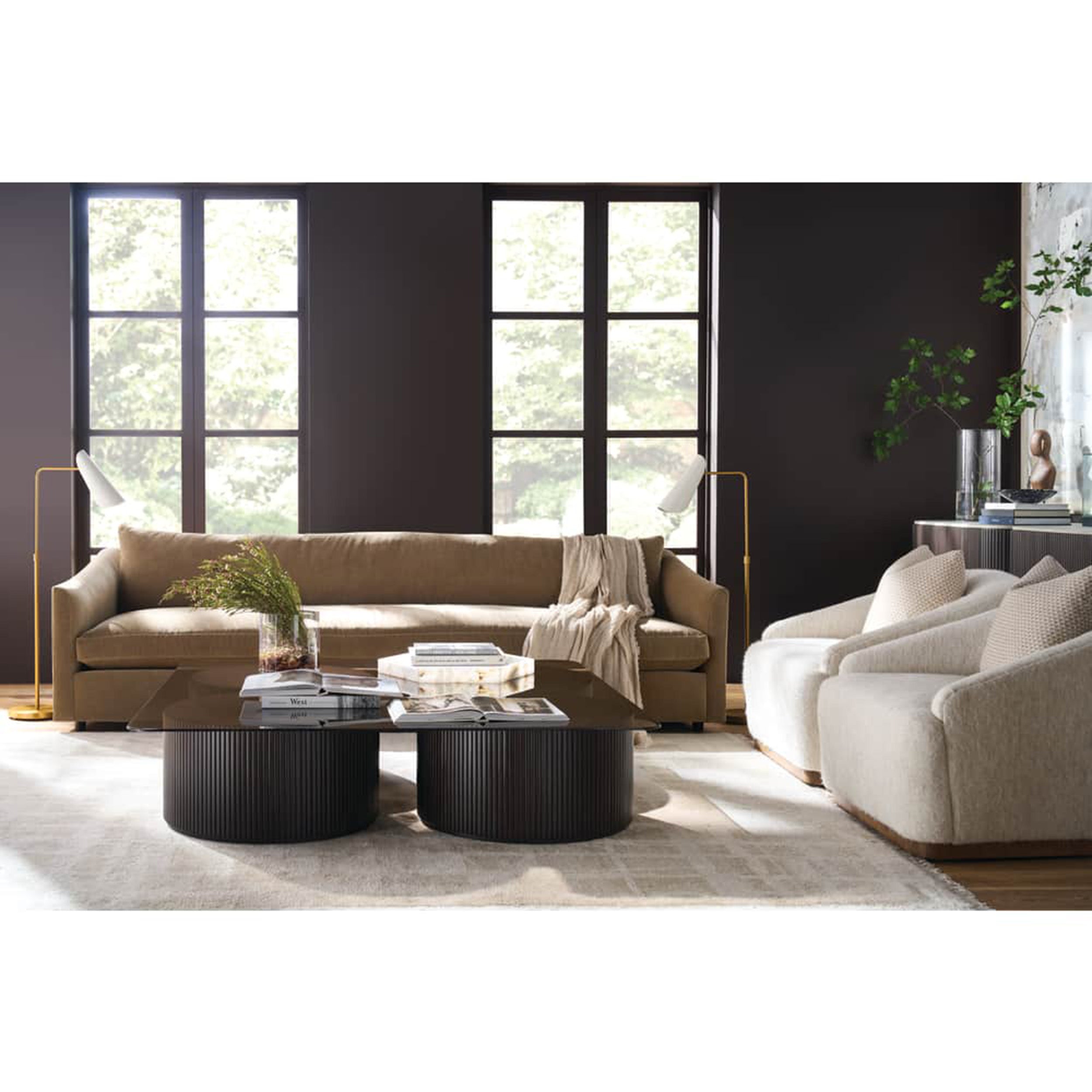 Kindred Square Cocktail Table, Godiva