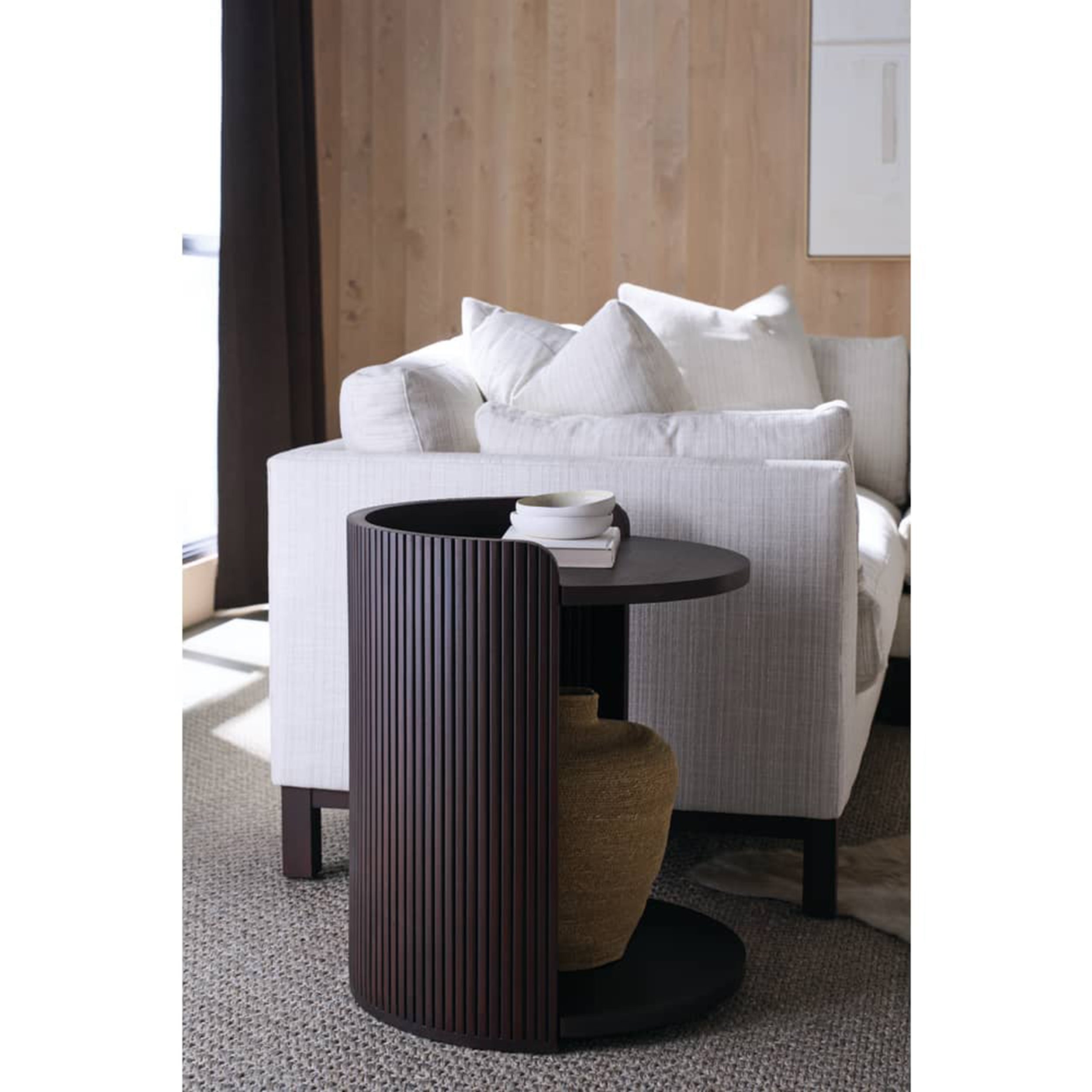 Kindred Alternate Round End Table, Godiva