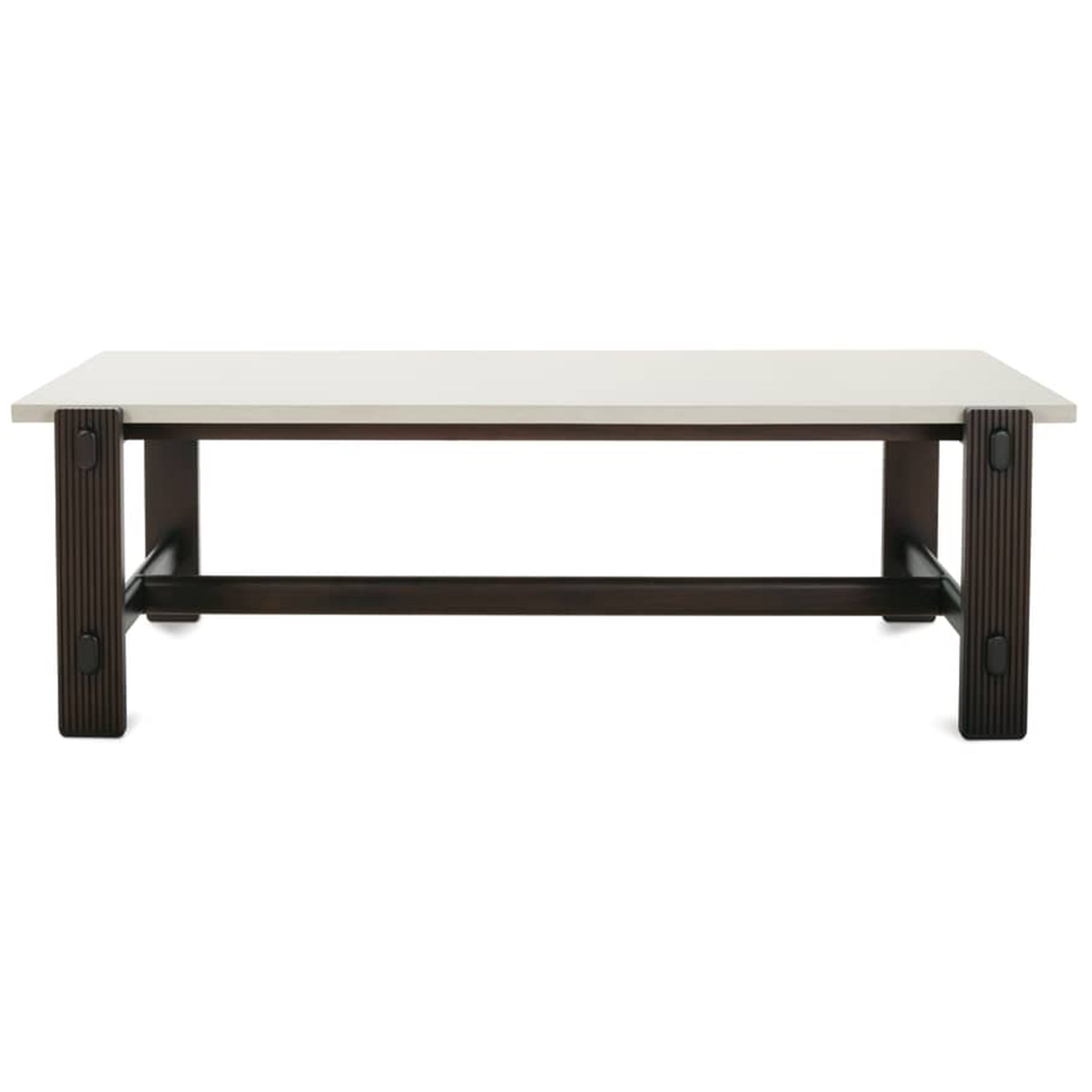 Kindred Rectangle Dining Table - Mineral Top, Godiva