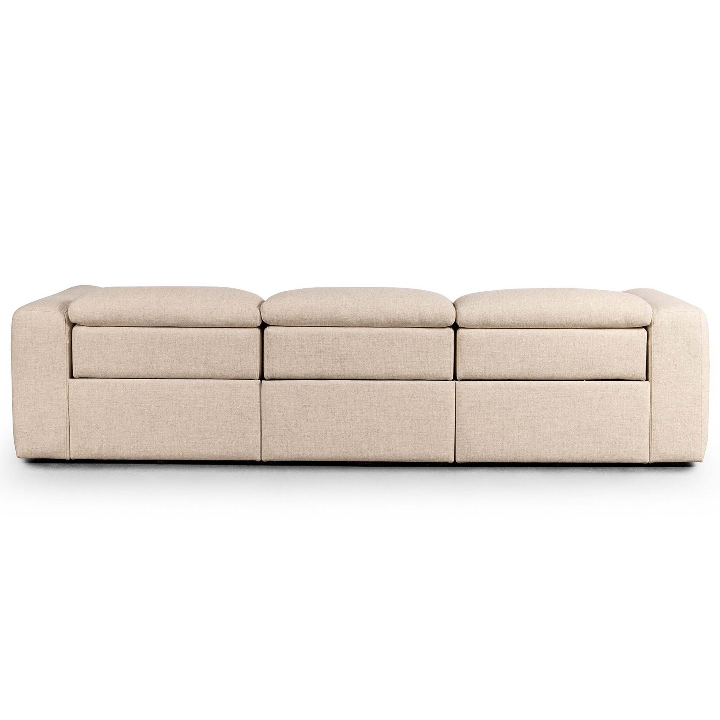 Radley Power Recline- 3 pc Sectional, Antigo Natural