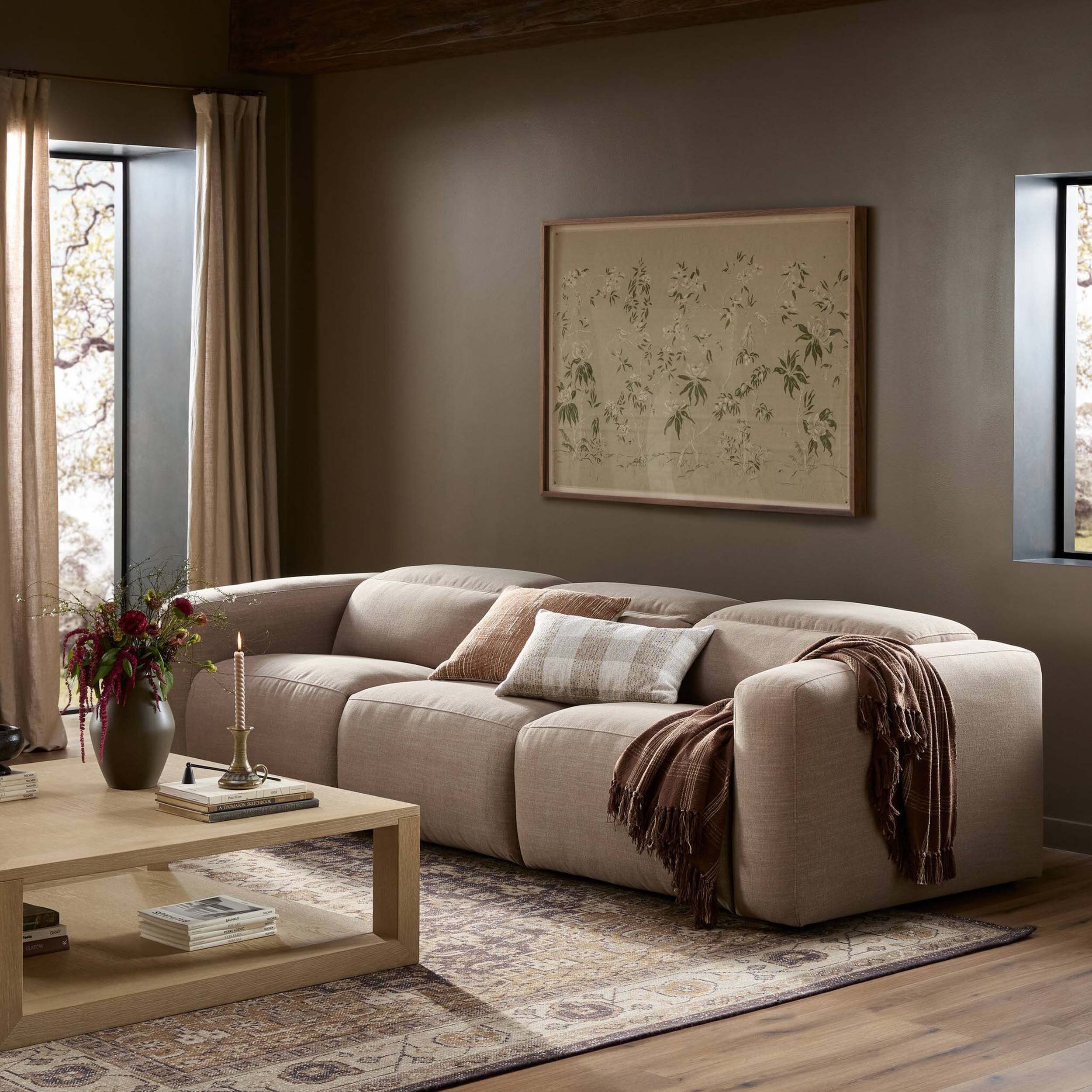 Radley Power Recline- 3 pc Sectional, Nomad Taupe