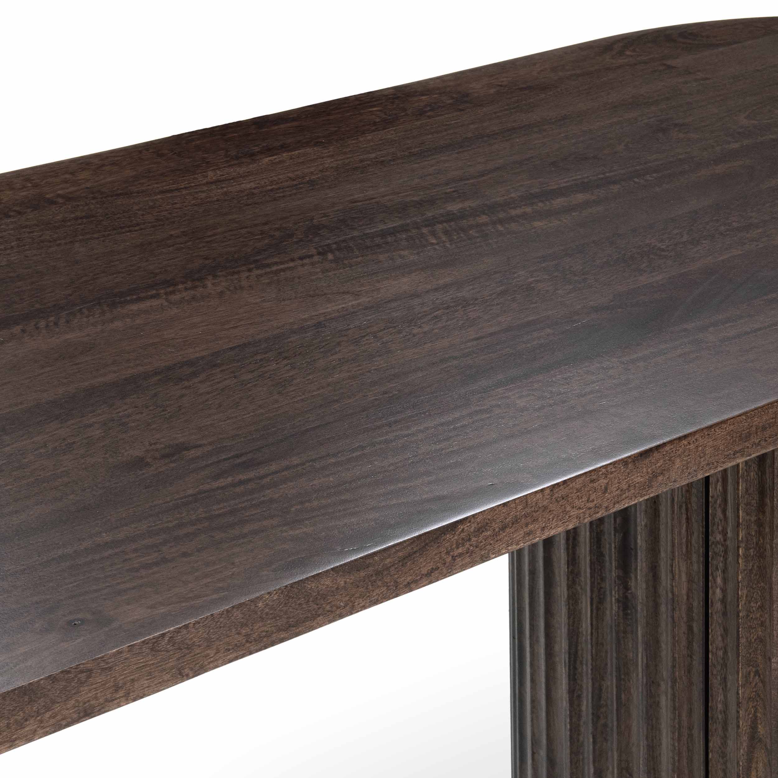Redford Solid Wood Desk, Kona Brown
