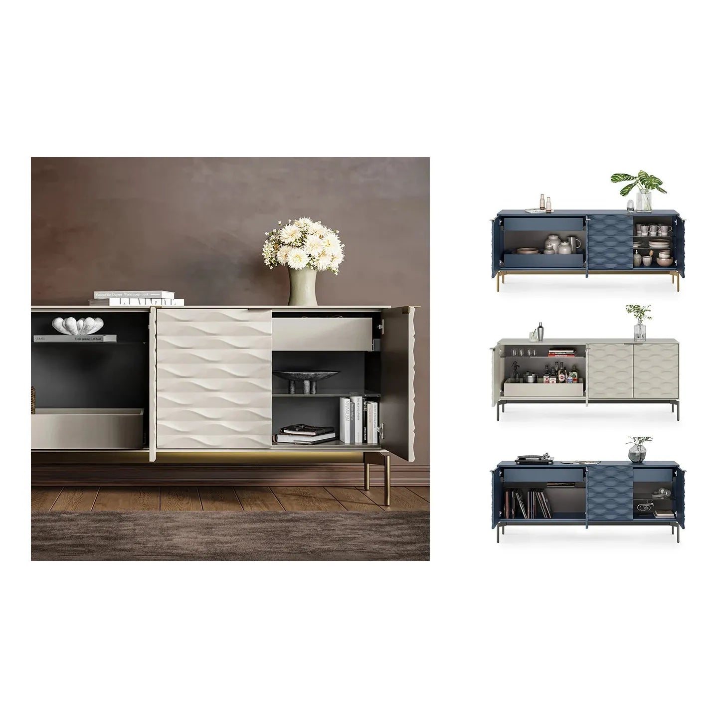 BDI Ripple Credenza 7629