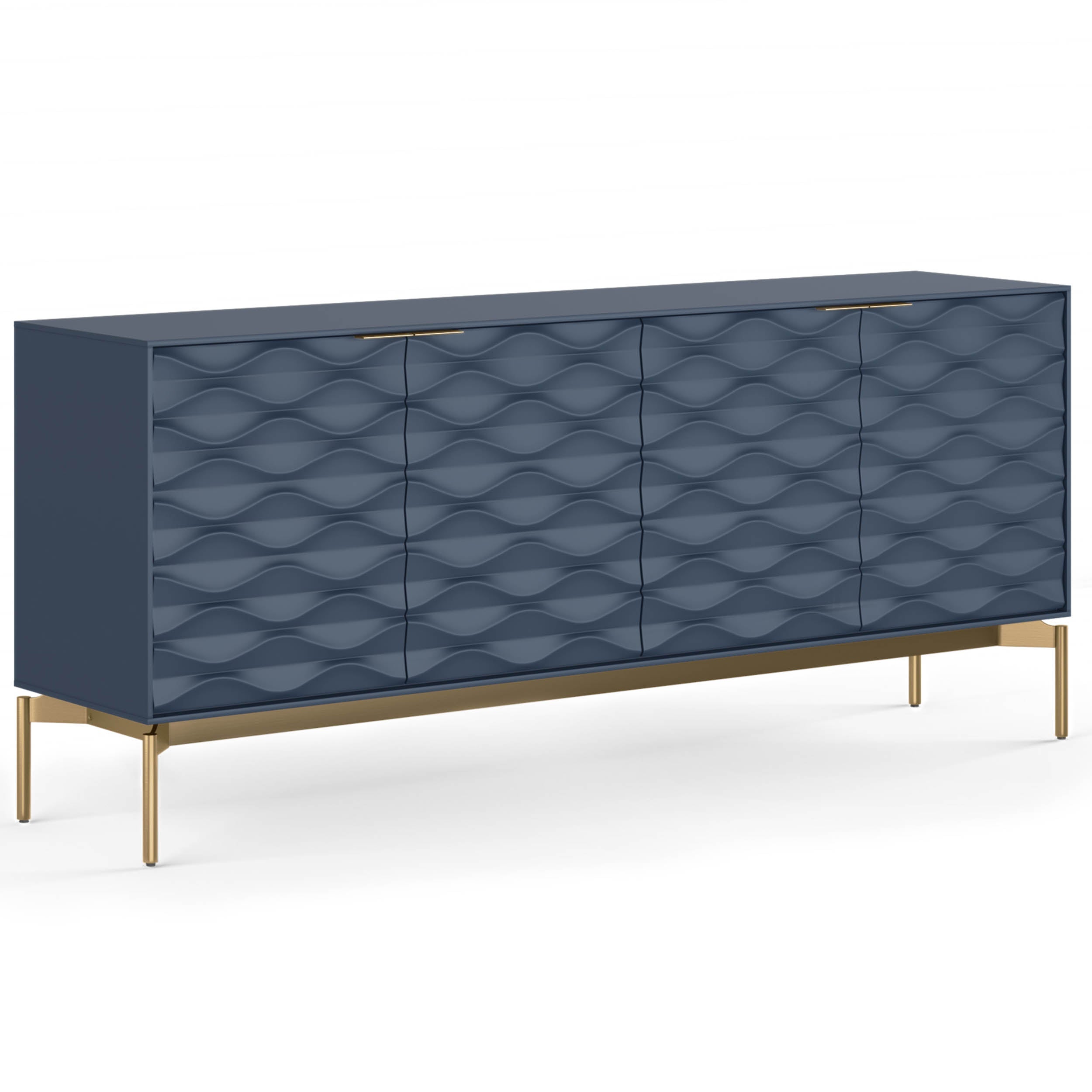 Ripple 7629, Ocean/Brushed Brass