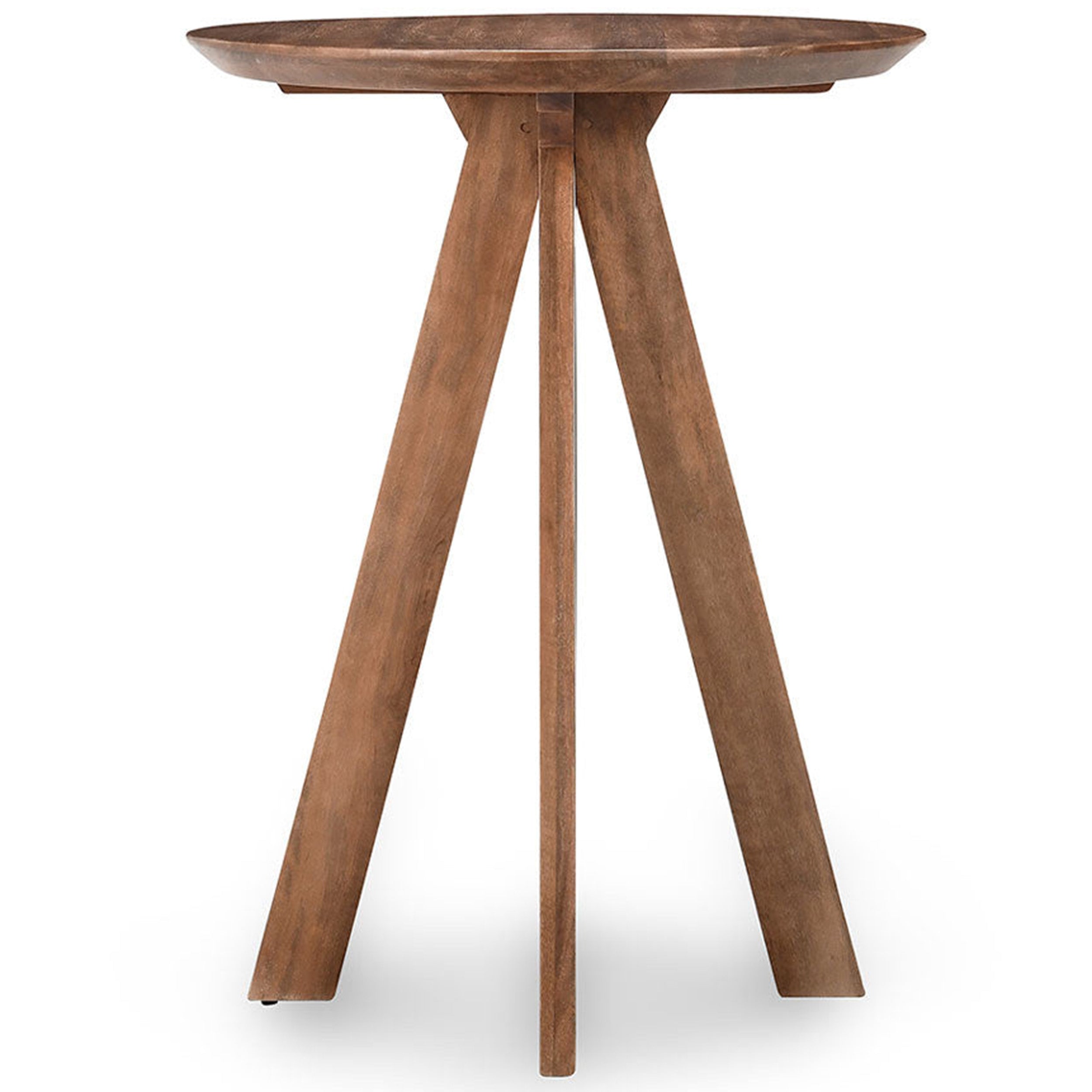 Rodrigo Round Bar Table, Hickory Brown