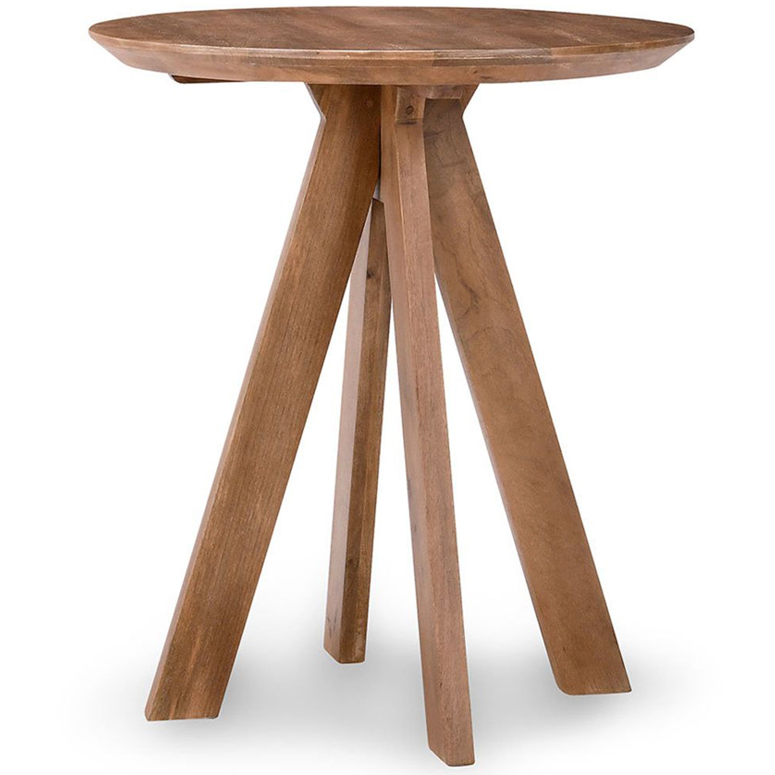 Rodrigo Round Counter Table, Hickory Brown