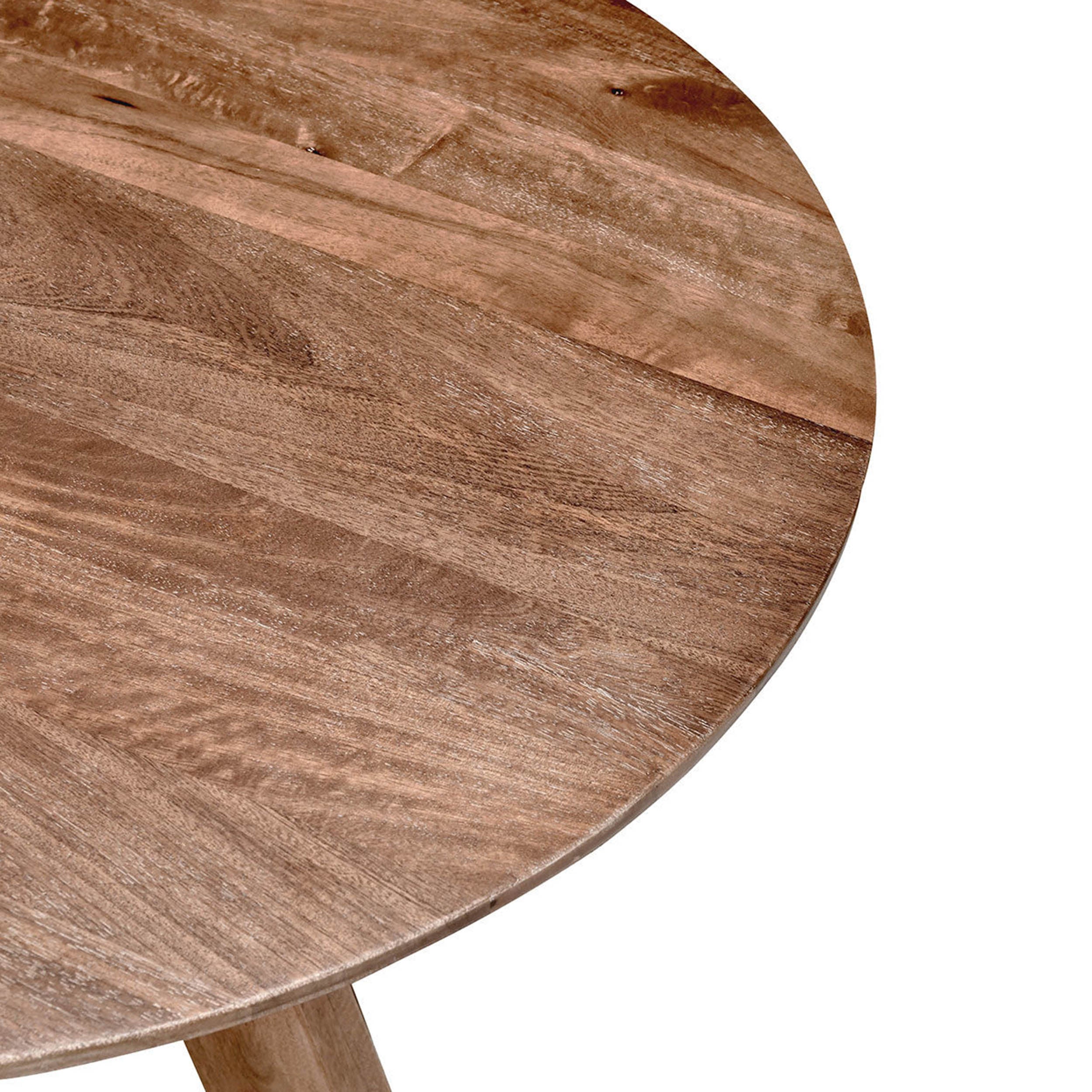 Rodrigo Round Counter Table, Hickory Brown