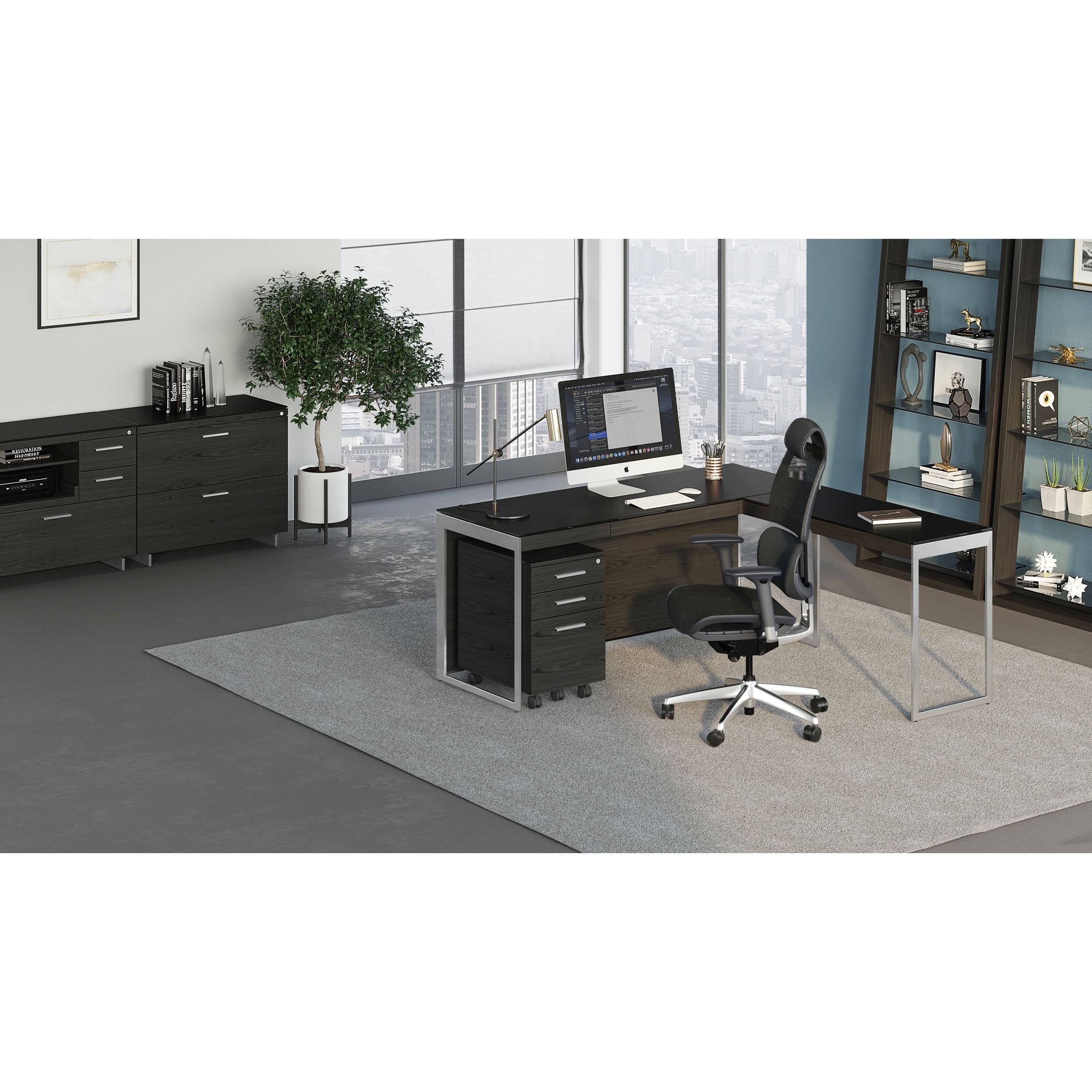 Sequel 20 6101, Charcoal Stained Ash/Satin Nickel