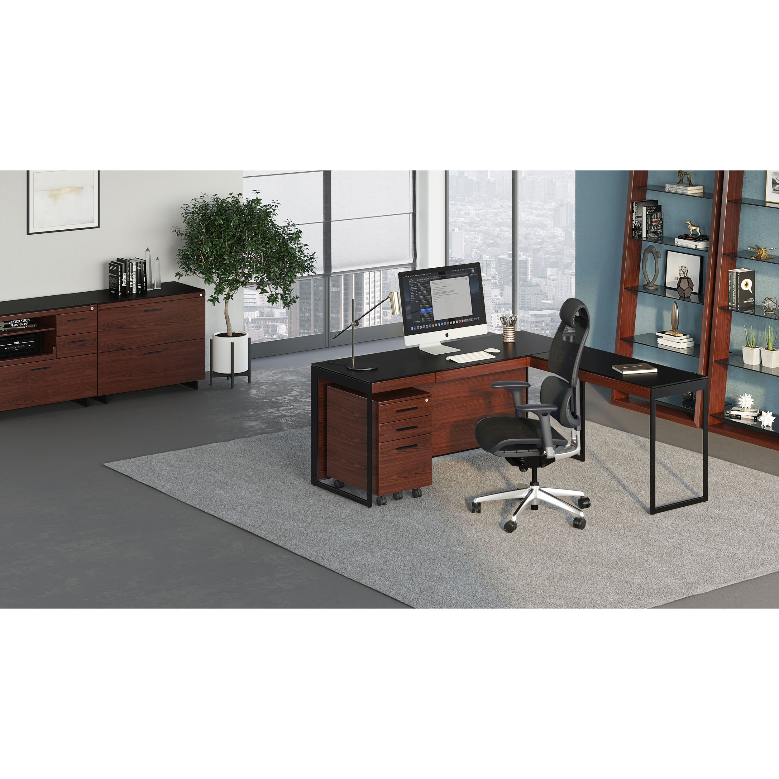 Sequel 20 6101, Chocolate Stained Walnut/Black