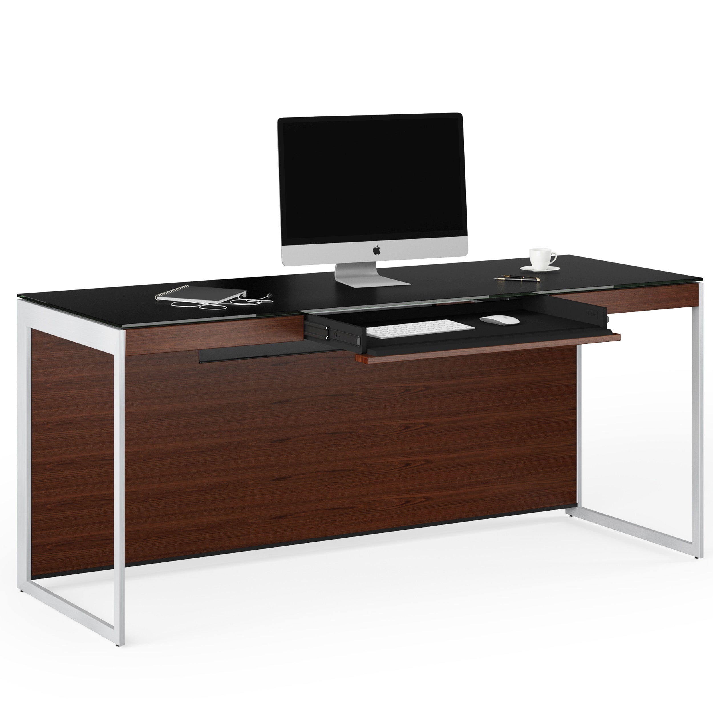 Sequel 20 6101, Chocolate Stained Walnut/Satin Nickel