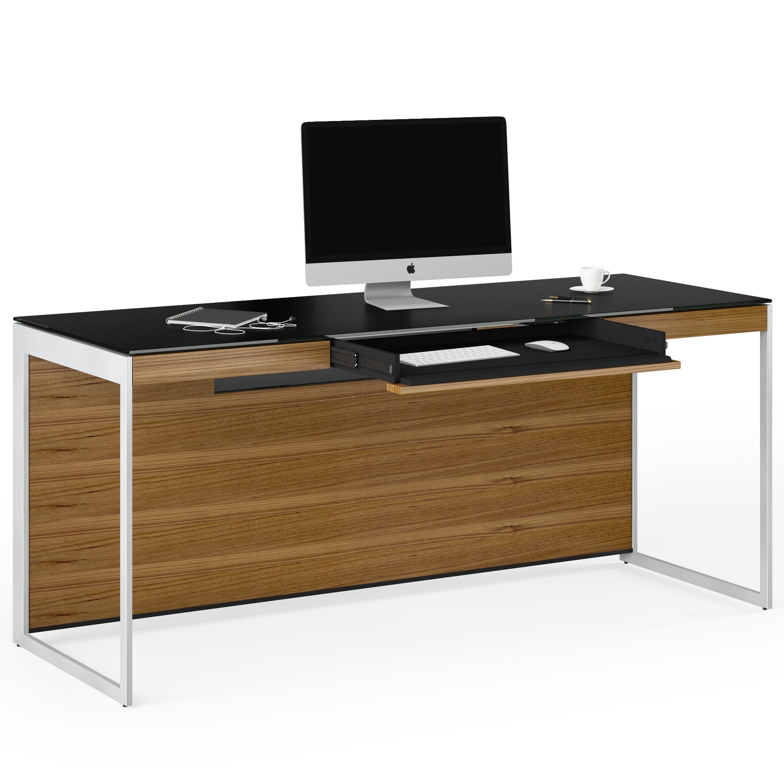 Sequel 20 6101, Natural Walnut/Satin Nickel