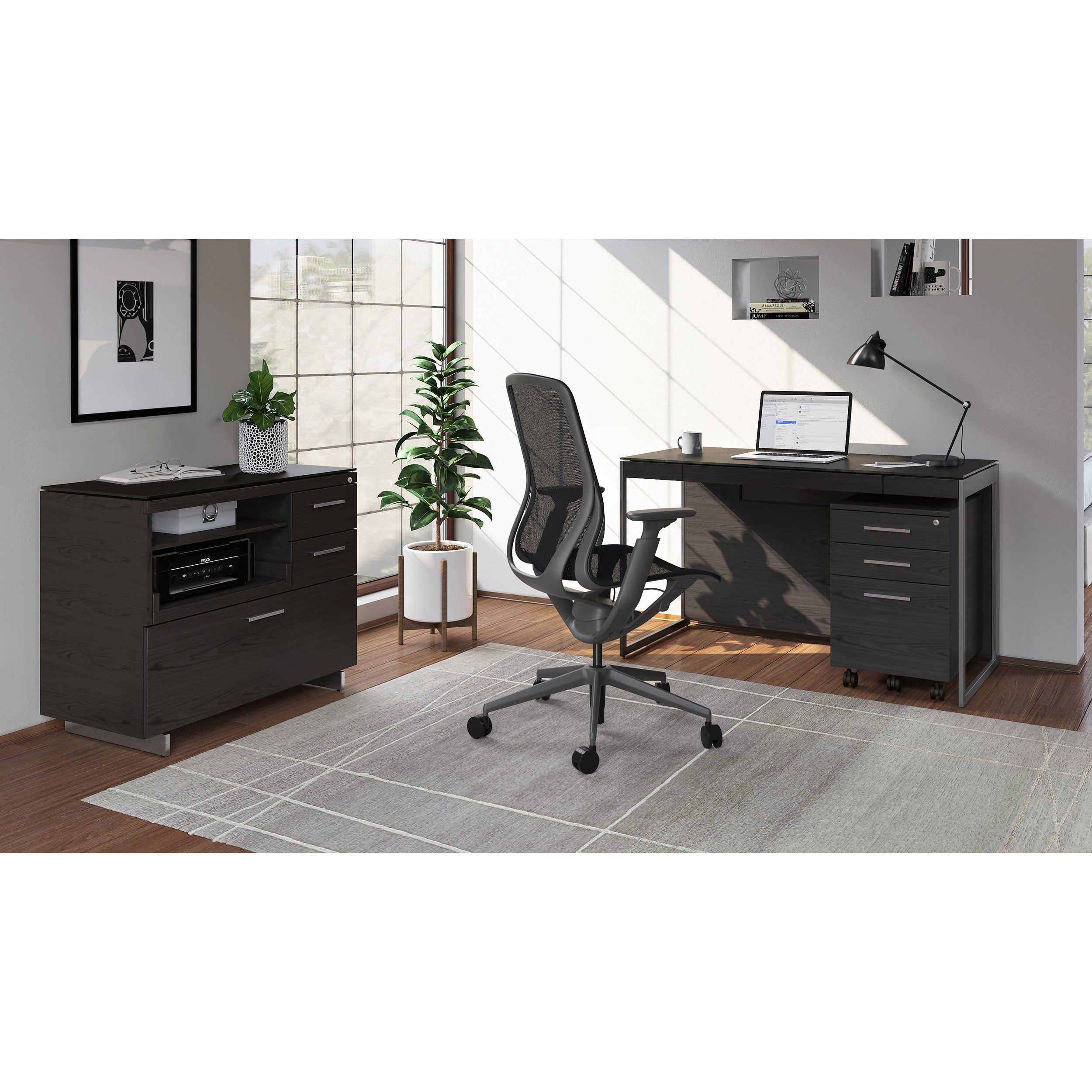 Sequel 20 6103, Charcoal Stained Ash/Satin Nickel