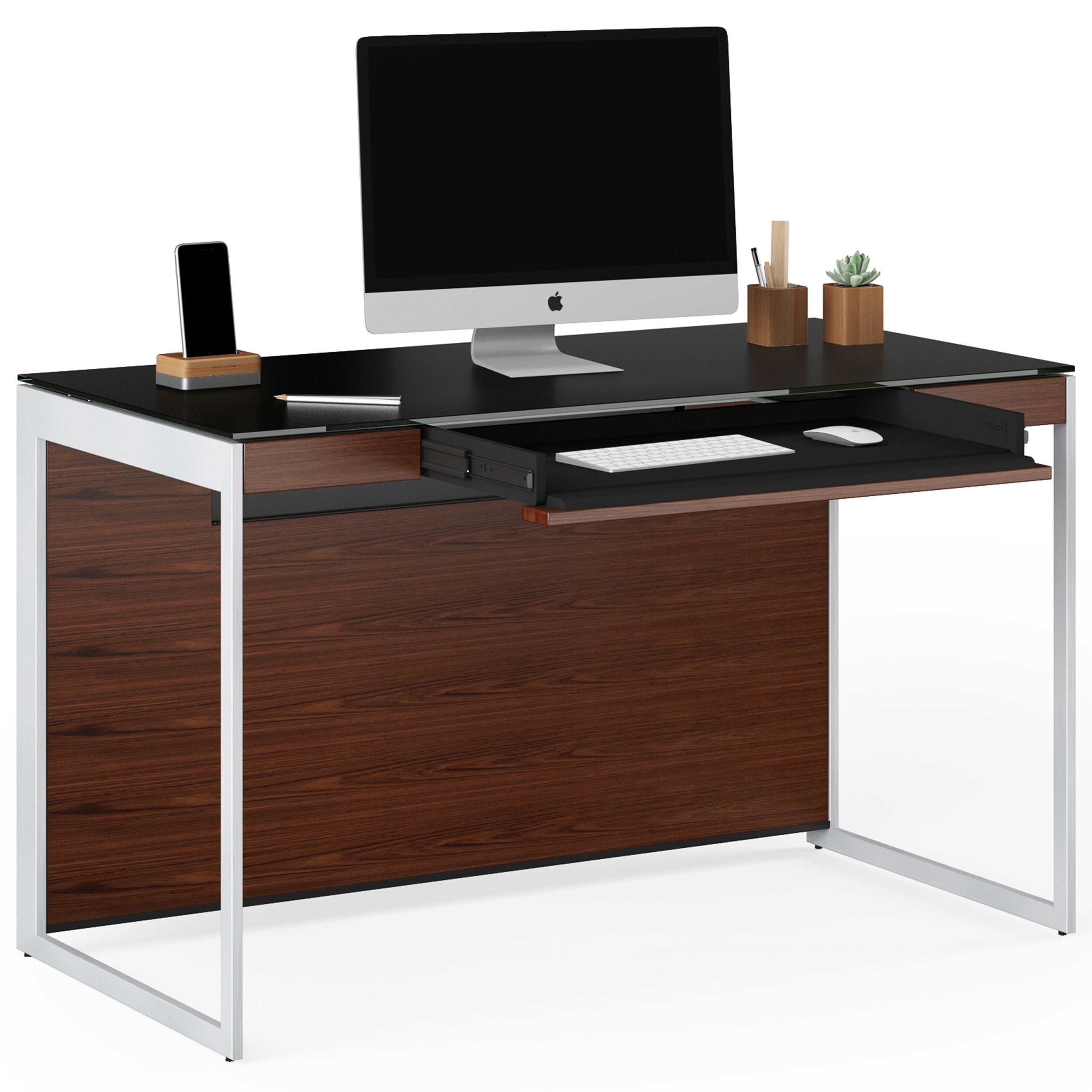 Sequel 20 6103, Chocolate Stained Walnut/Satin Nickel