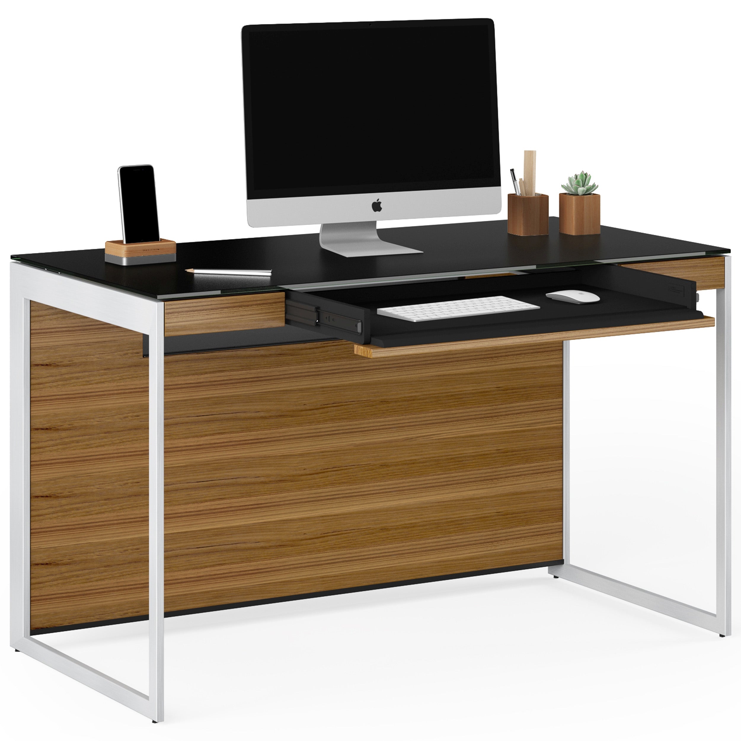 Sequel 20 6103, Natural Walnut/Satin Nickel