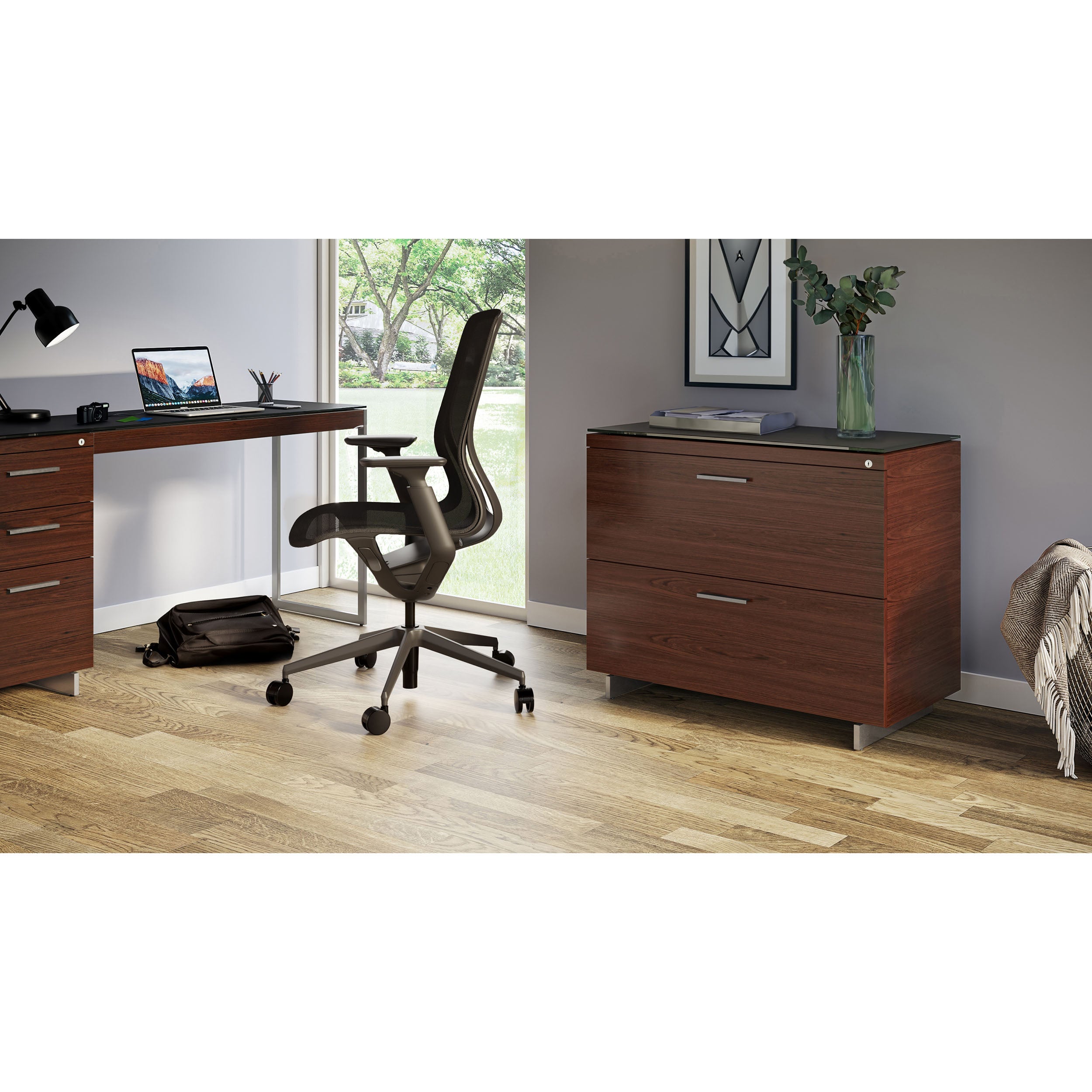 Sequel 20 6116, Chocolate Stained Walnut/Satin Nickel