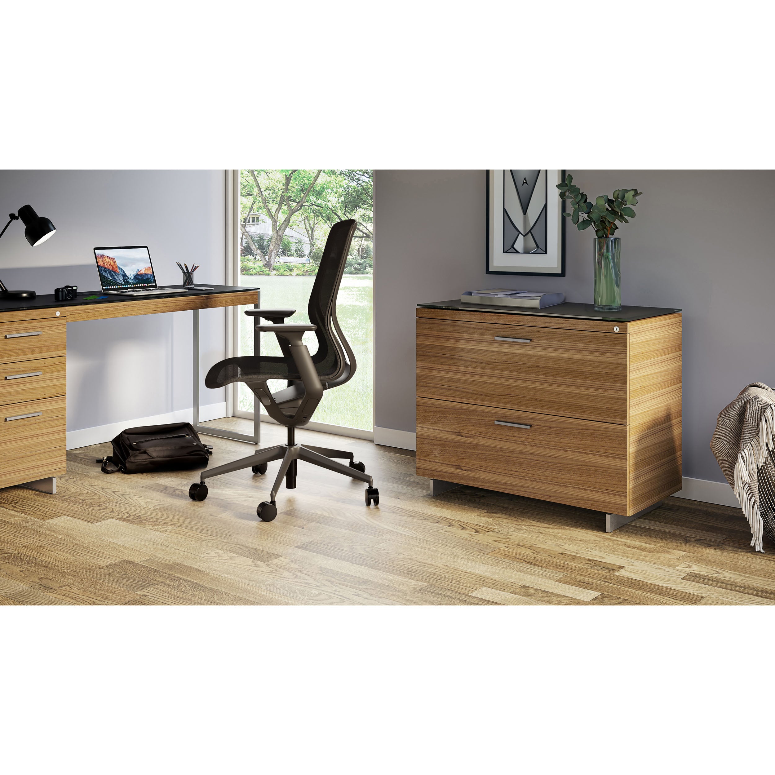 Sequel 20 6116, Natural Walnut/Satin Nickel
