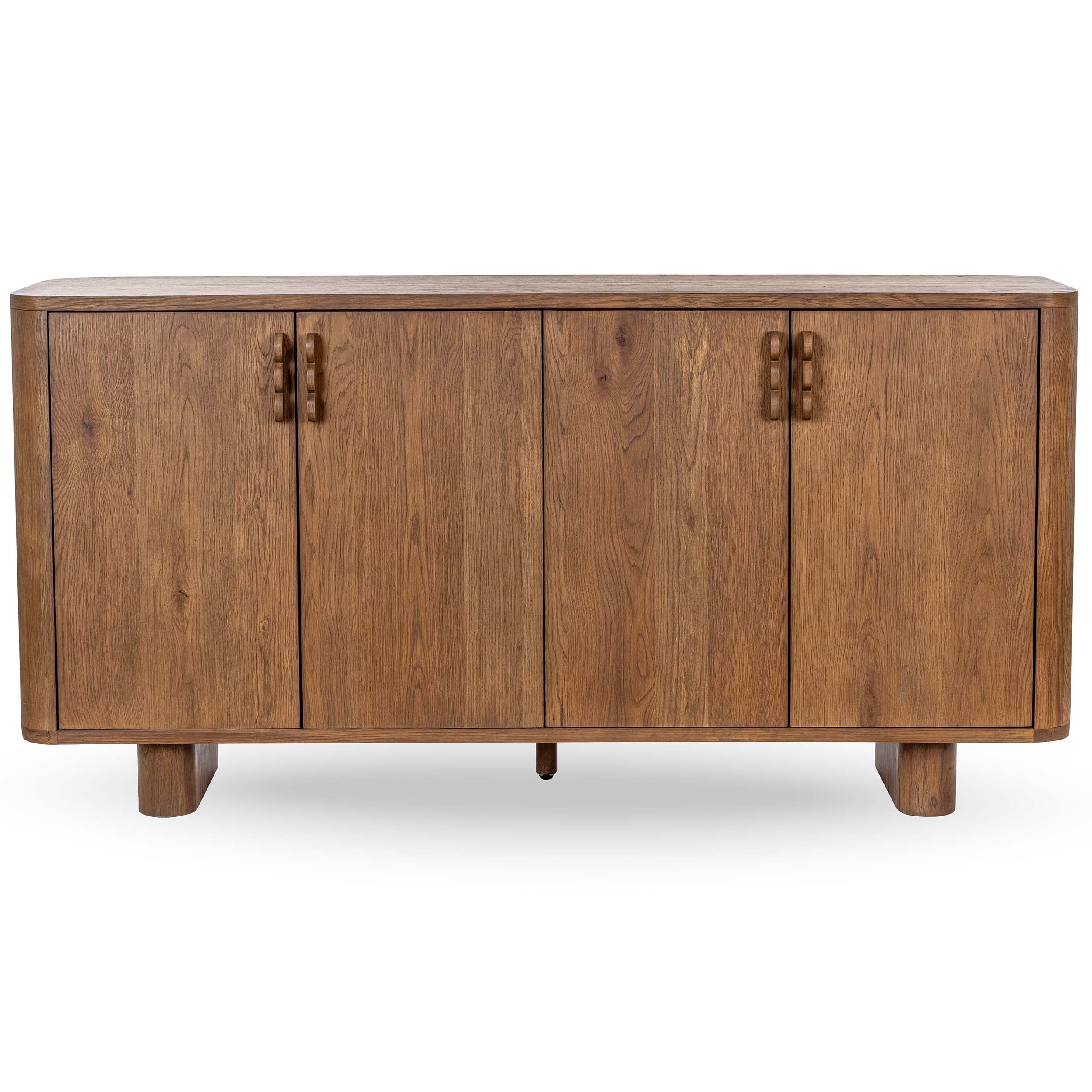 Tacoma Solid Wood 4Dr Buffet, Tawny Brown
