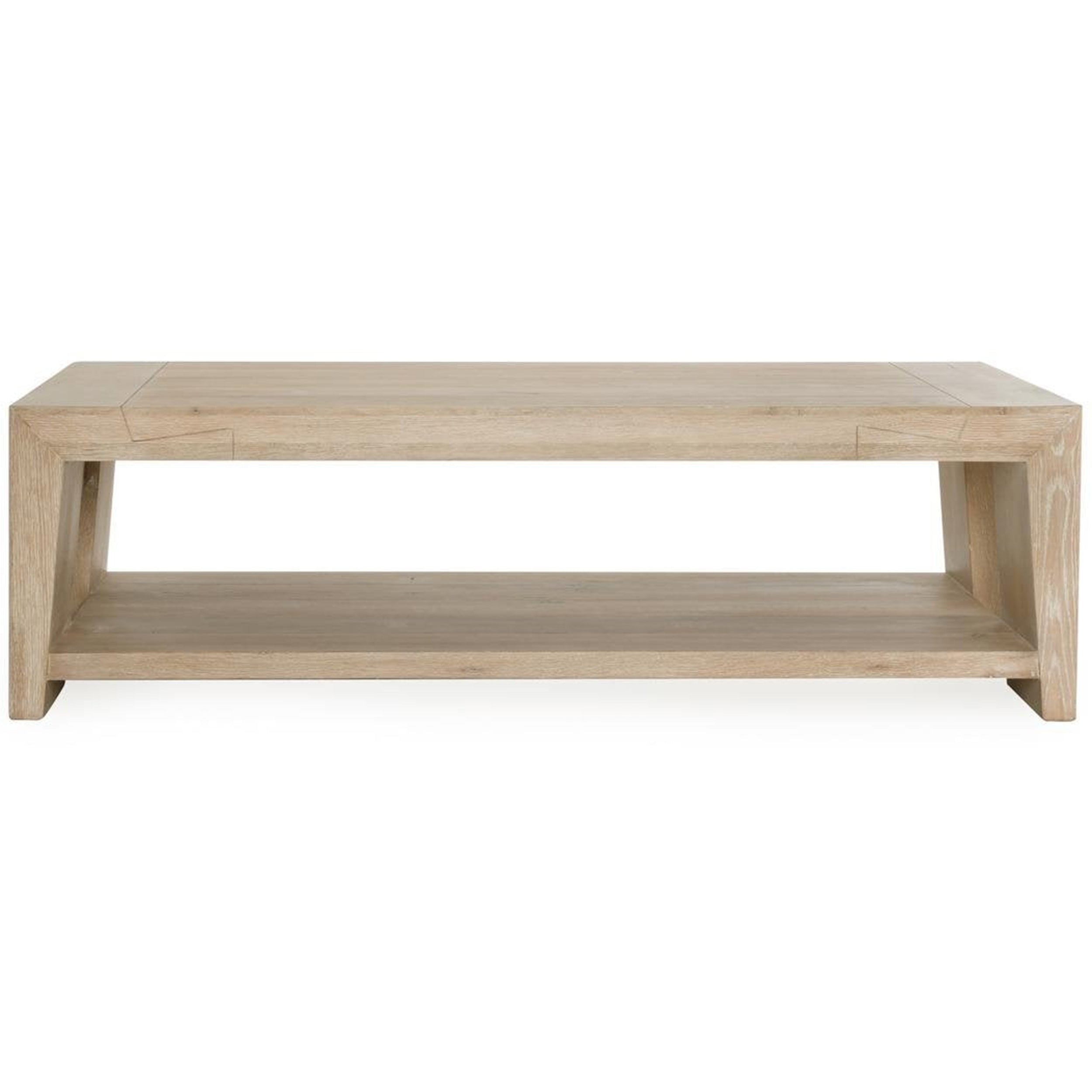 Troy Coffee Table, Aged Cream