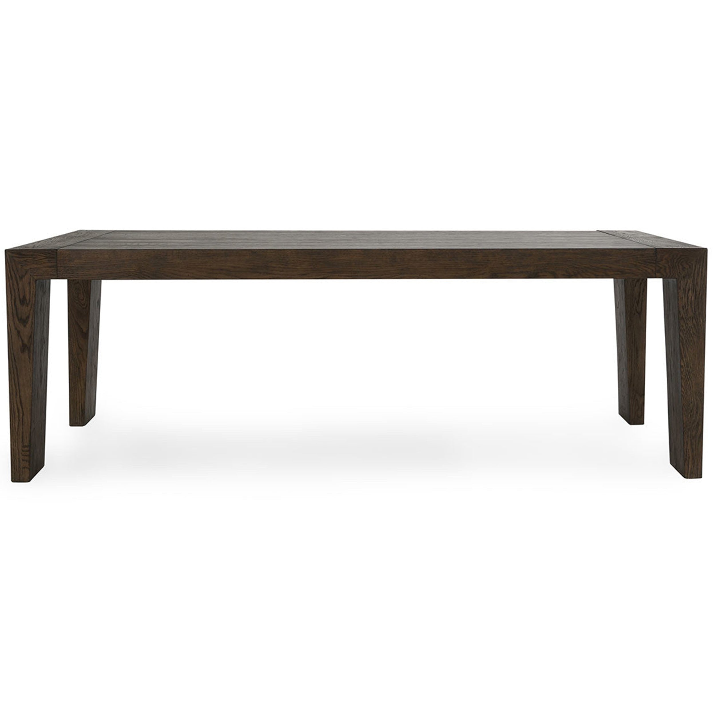 Troy Dining Table, Suede Brown