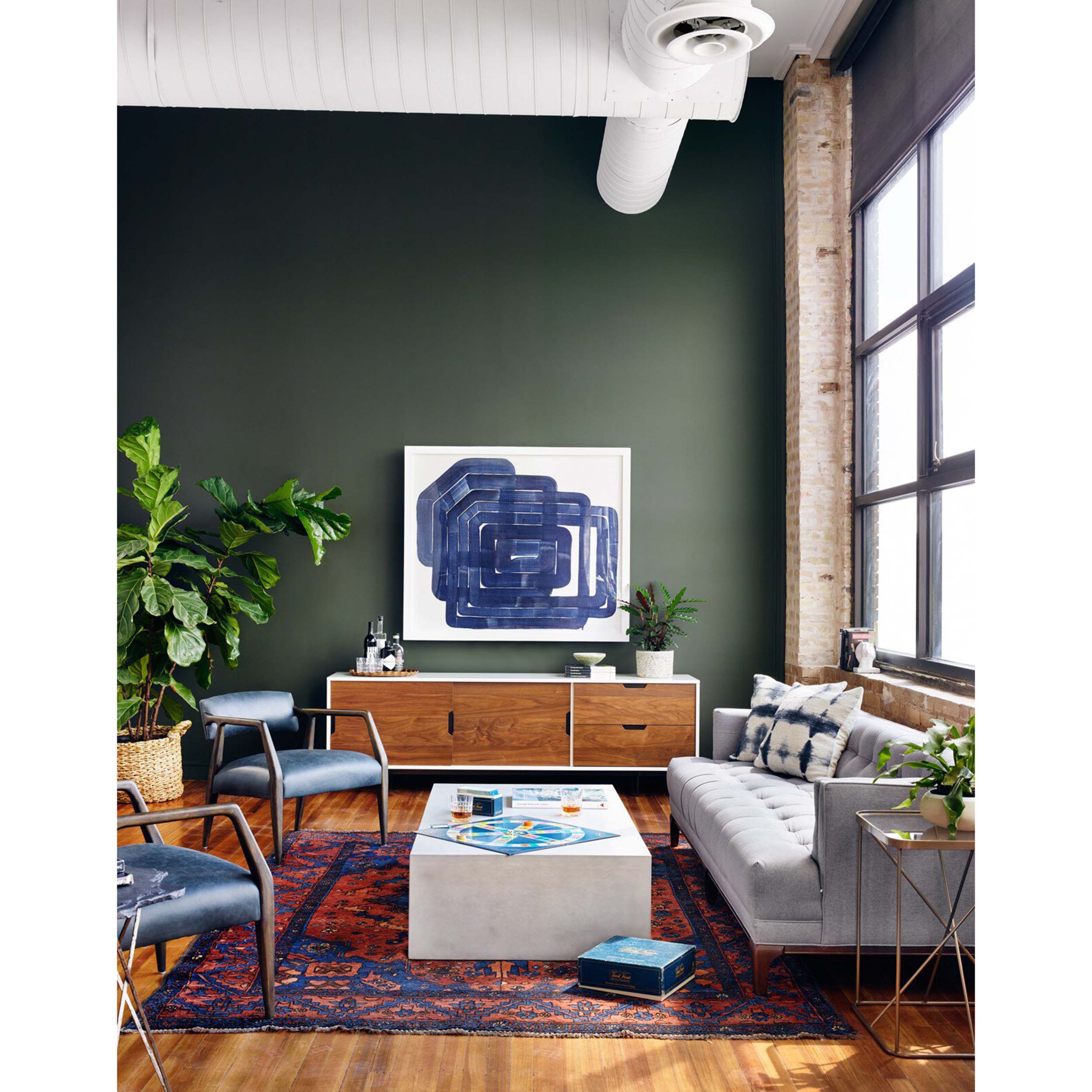 Tyler Armchair, Chaps Ebony