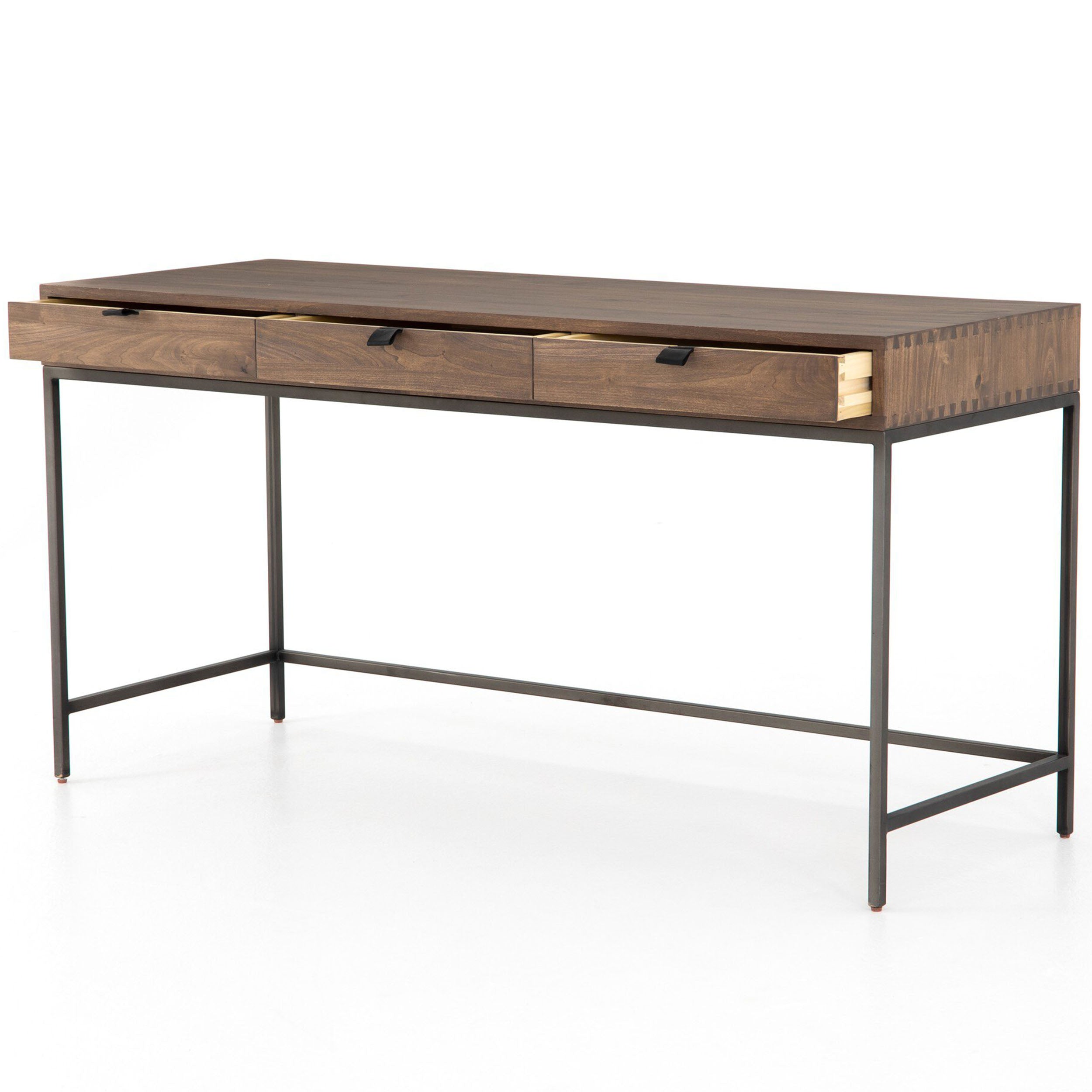 Trey Modular Writing Desk, Auburn Poplar
