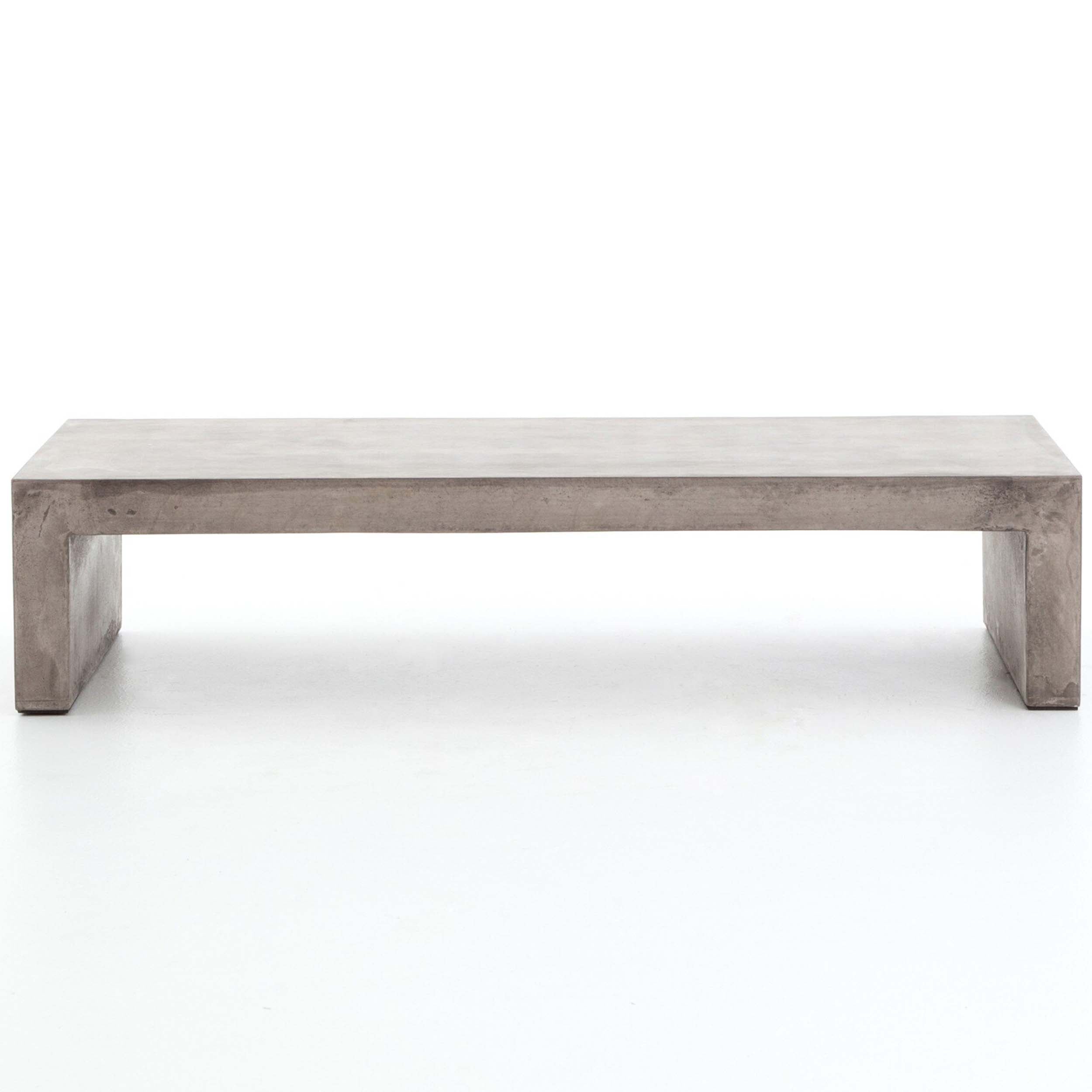 Parish Coffee Table, Grey Concrete