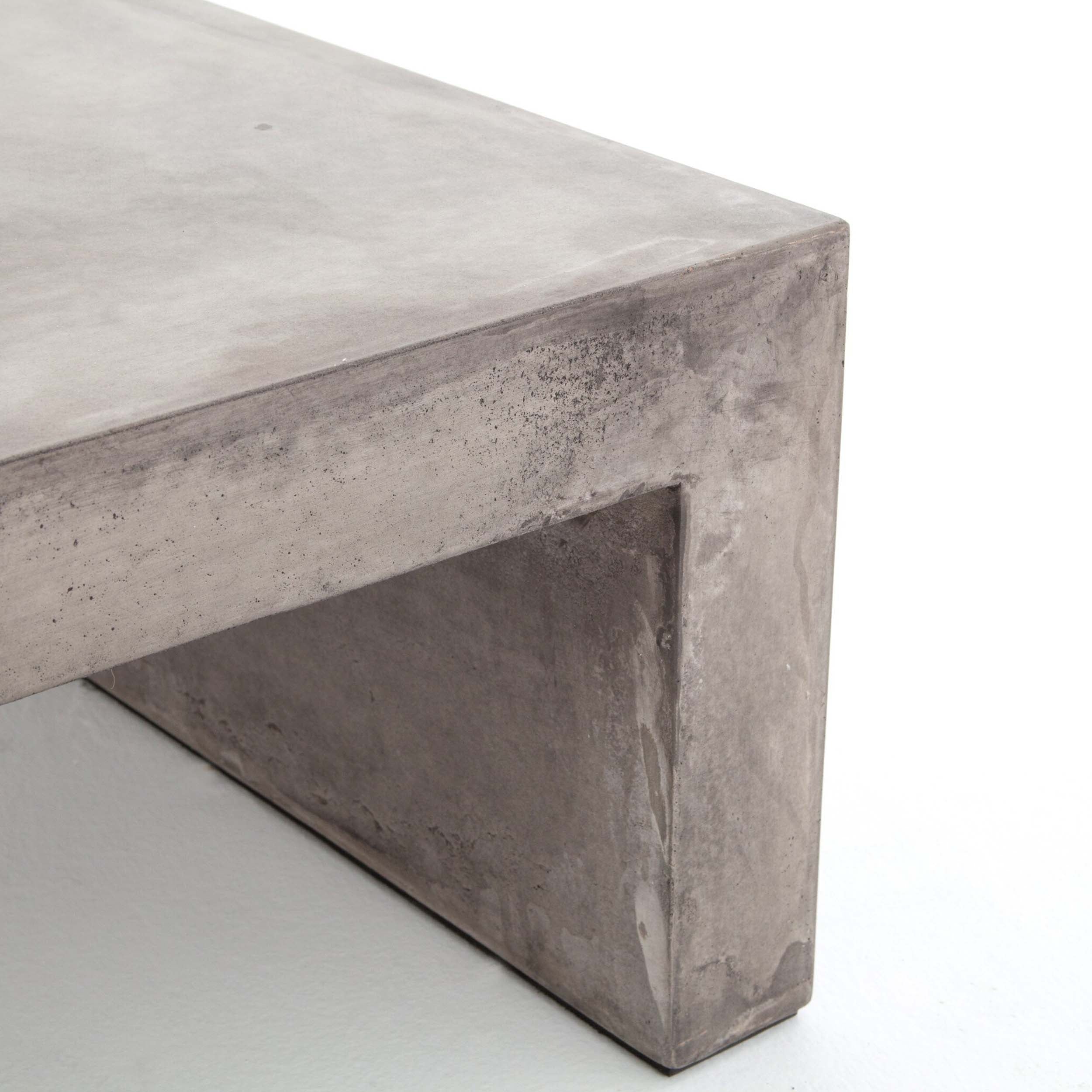 Parish Coffee Table, Grey Concrete
