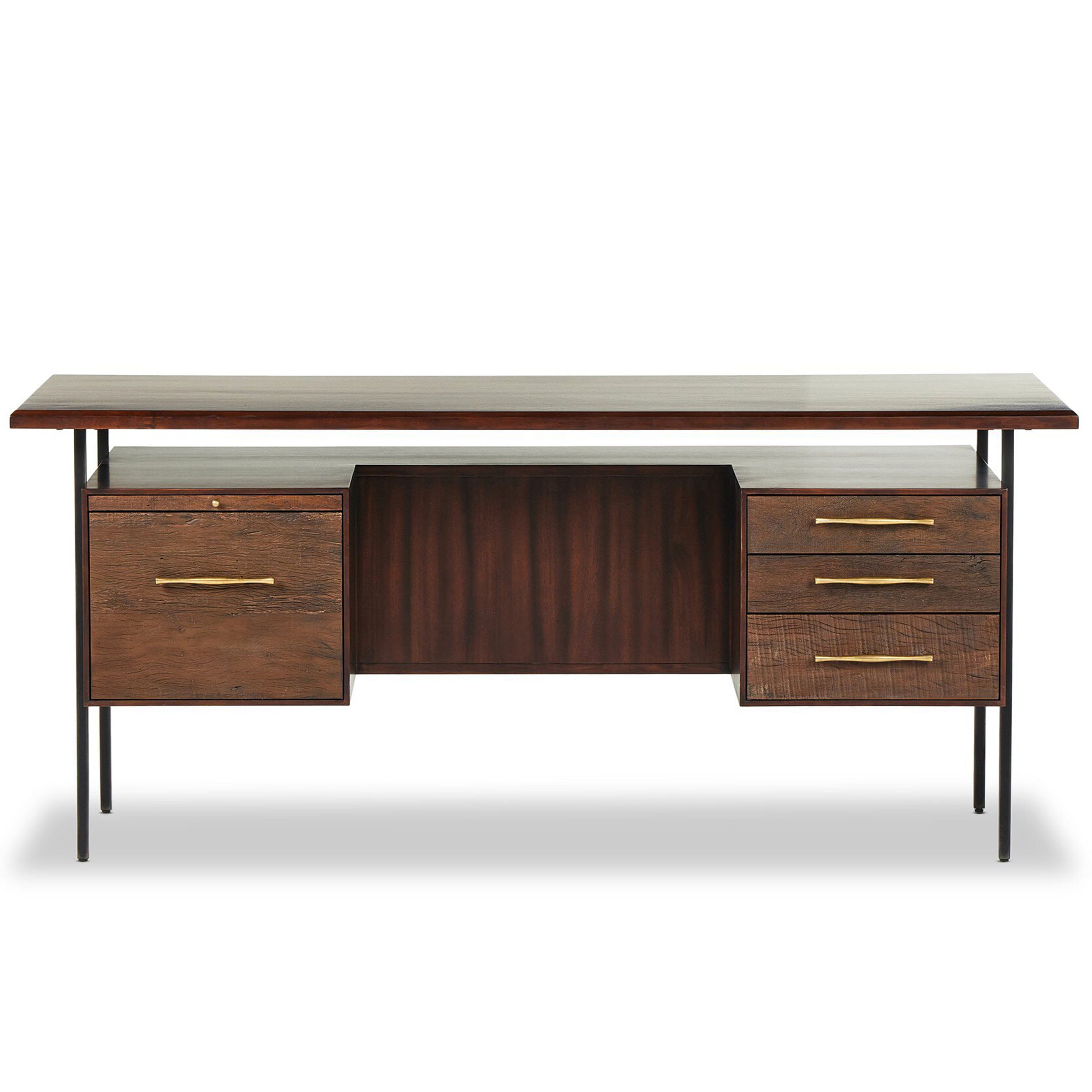 Lauren Desk, Natural Peroba