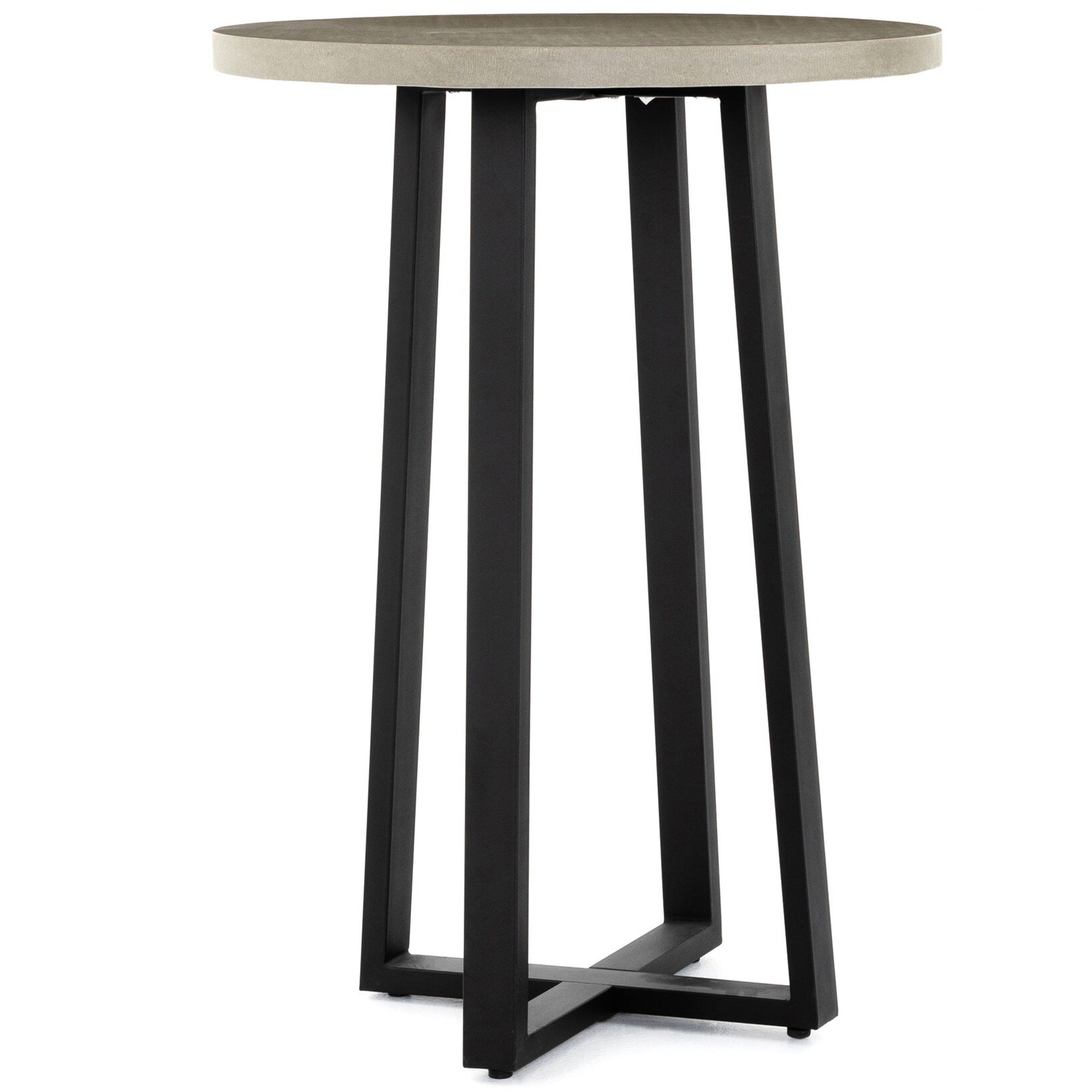 Cyrus Outdoor Bar + Counter Table, Light Grey