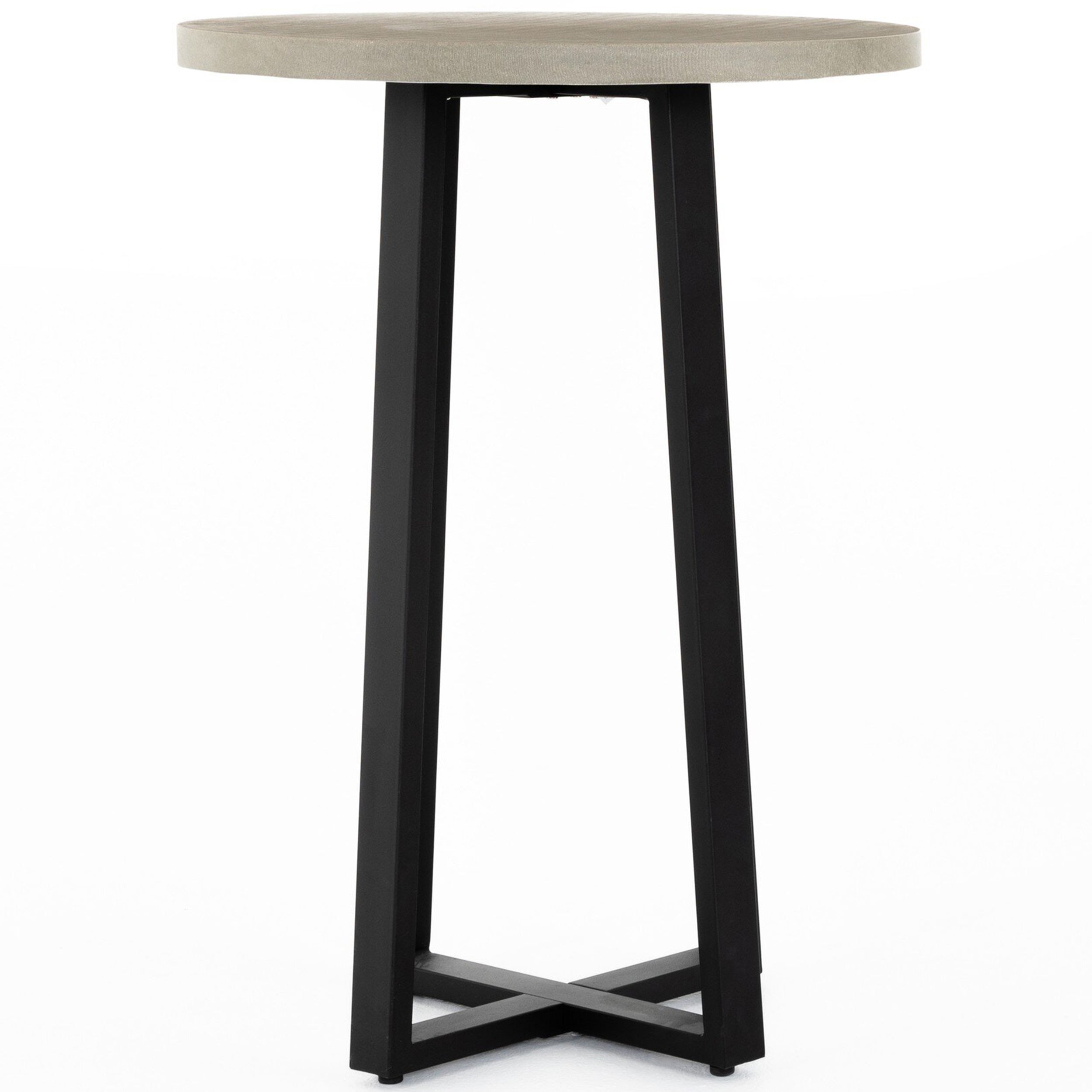 Cyrus Outdoor Bar + Counter Table, Light Grey