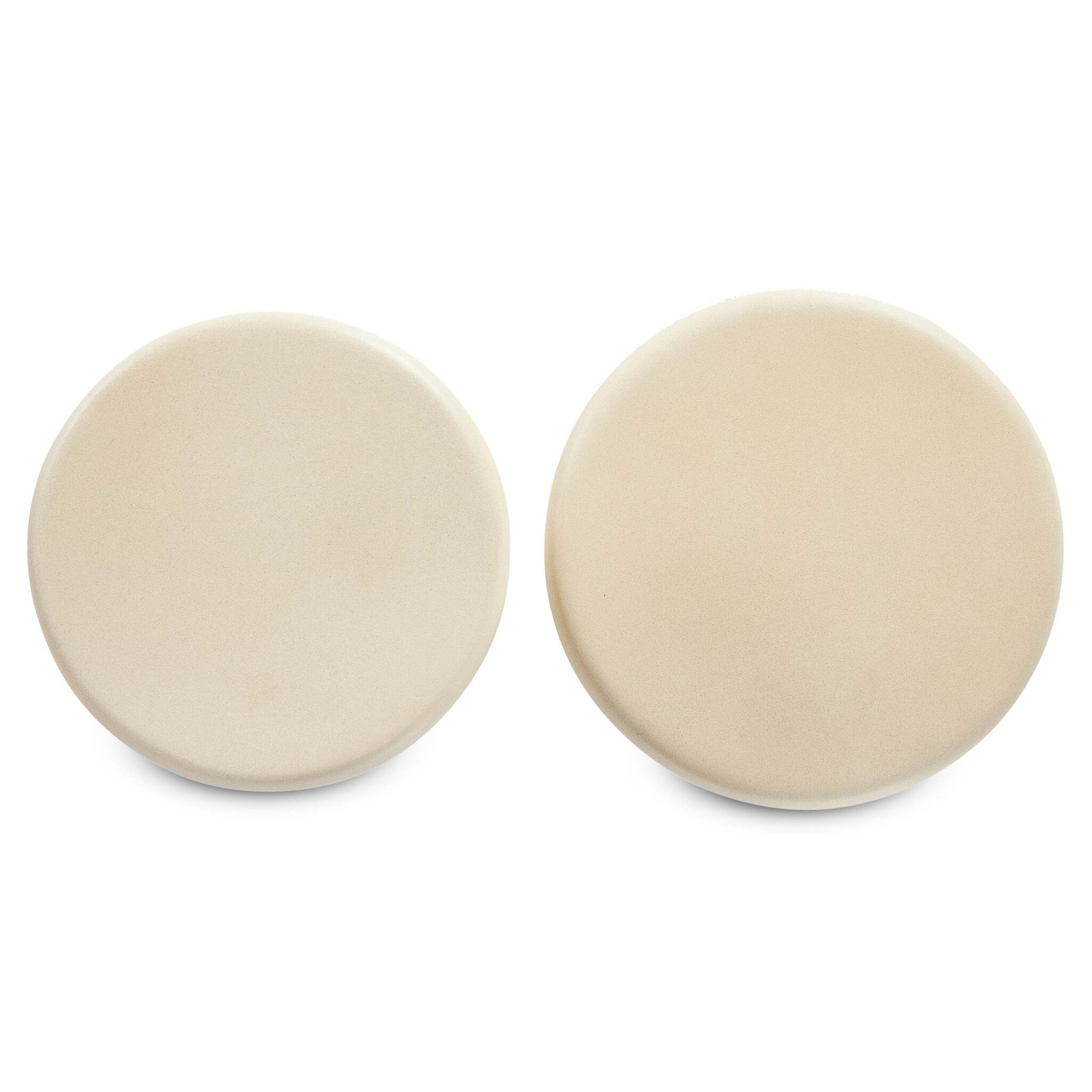 Ravine Concrete Accent Tables Set Of 2, Parchment White