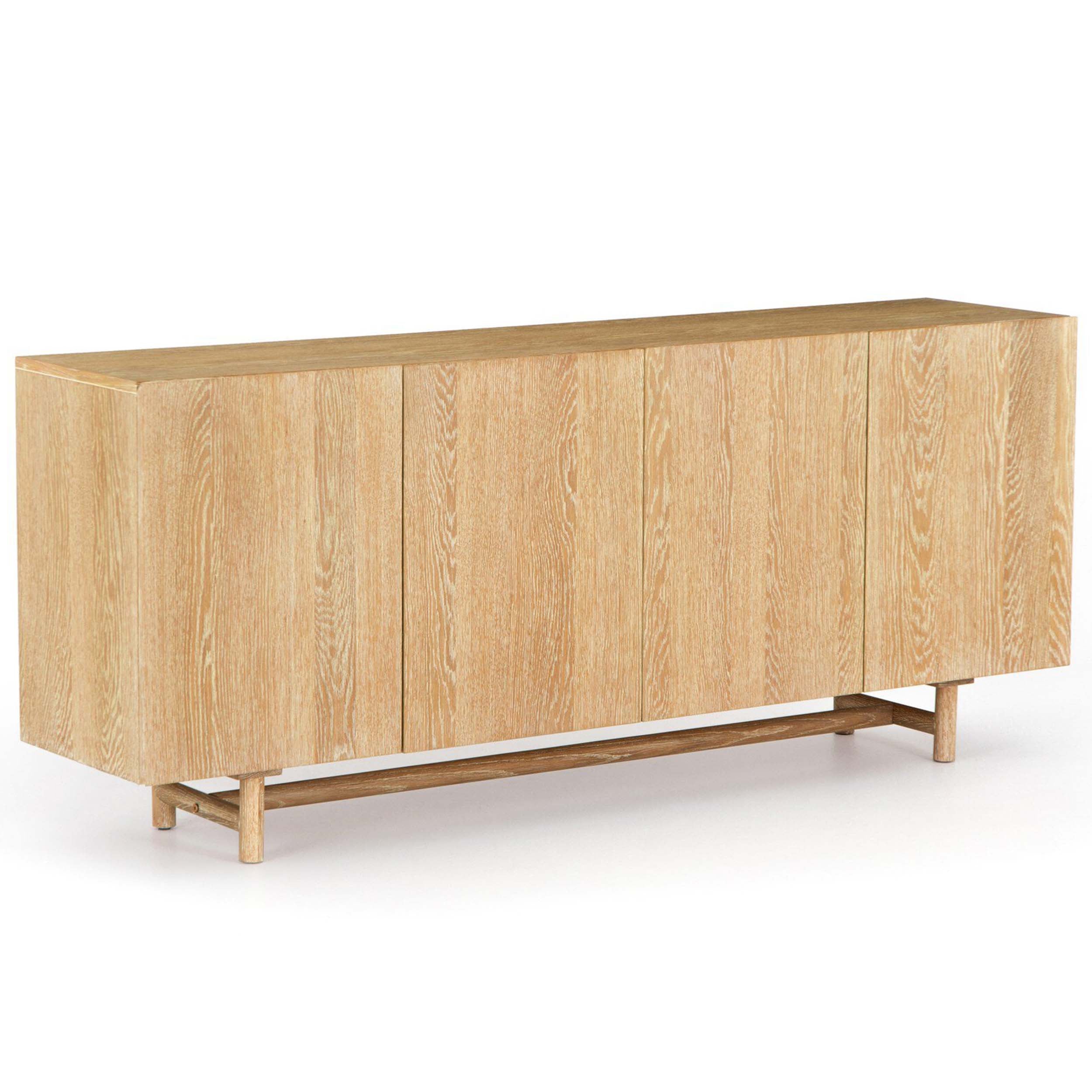 Mika Dining Sideboard, Whitewash Oak