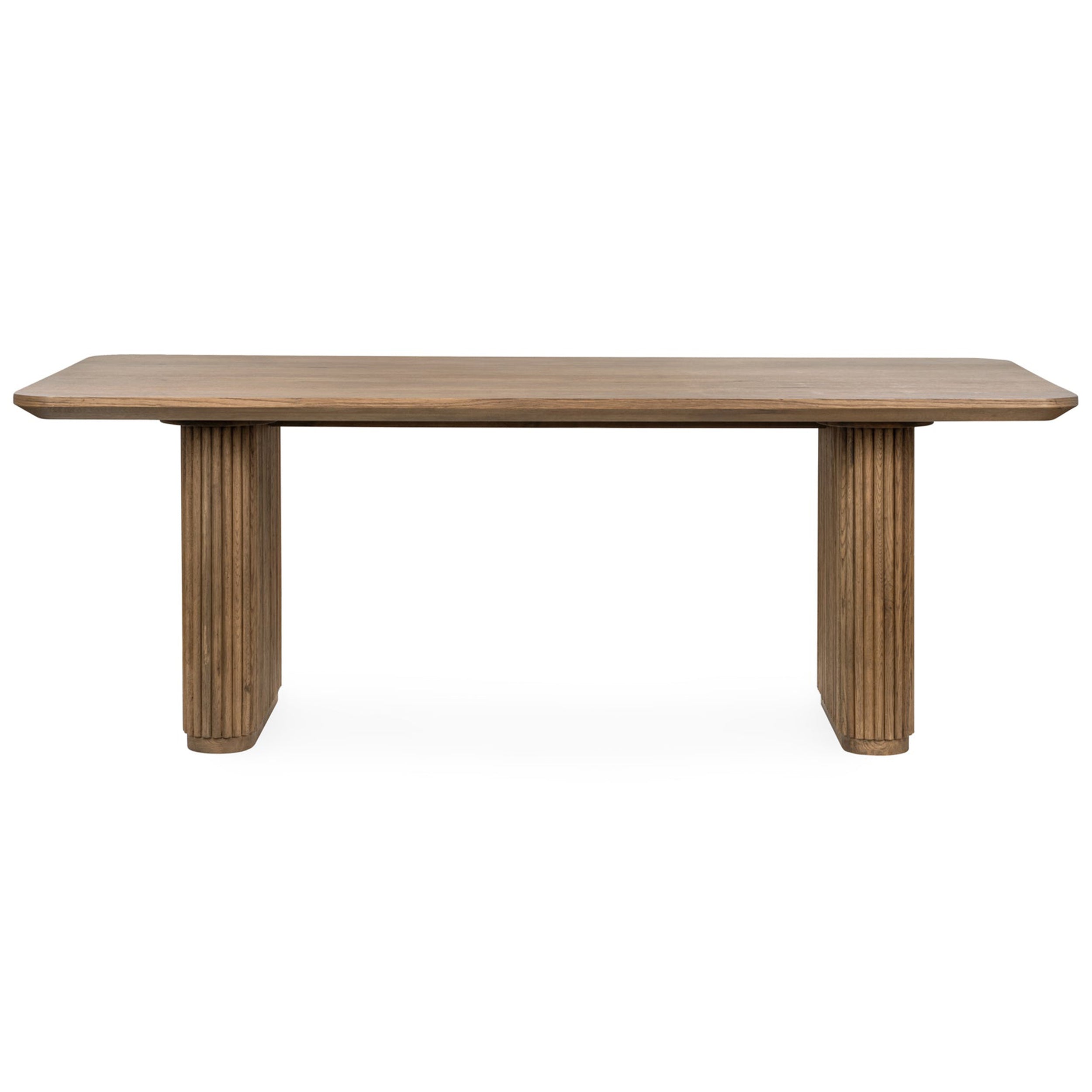 Vander Rectangular Dining Table, Tawny Brown