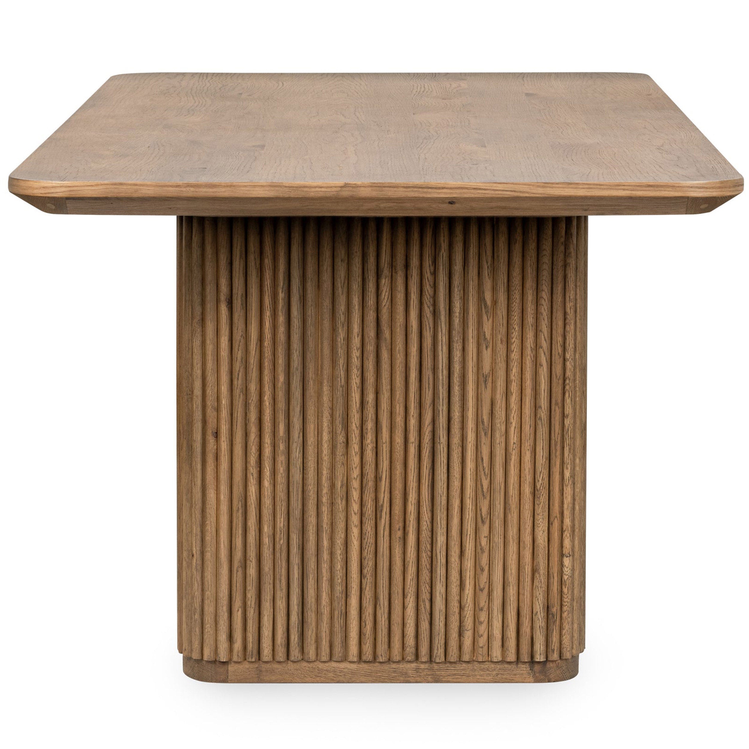 Vander Rectangular Dining Table, Tawny Brown