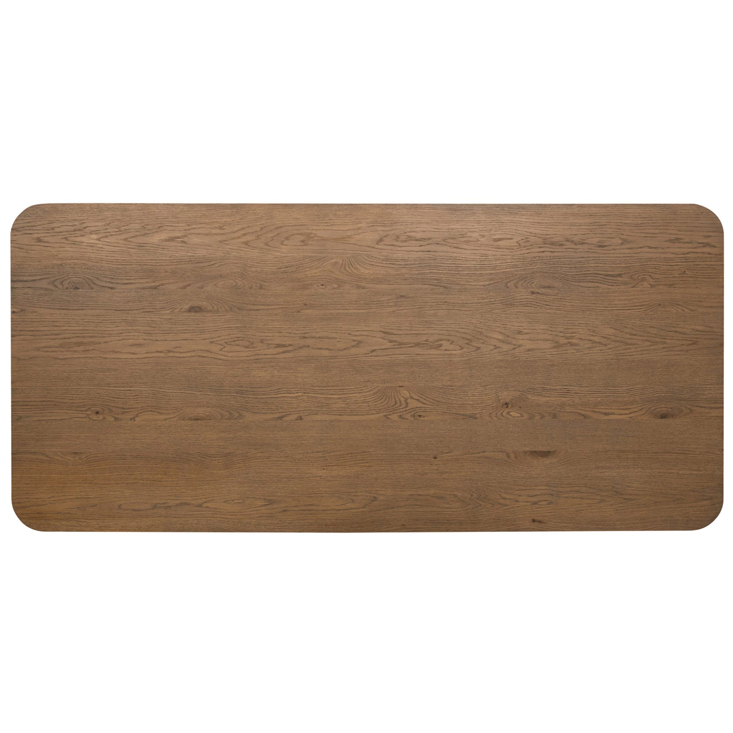 Vander Rectangular Dining Table, Tawny Brown