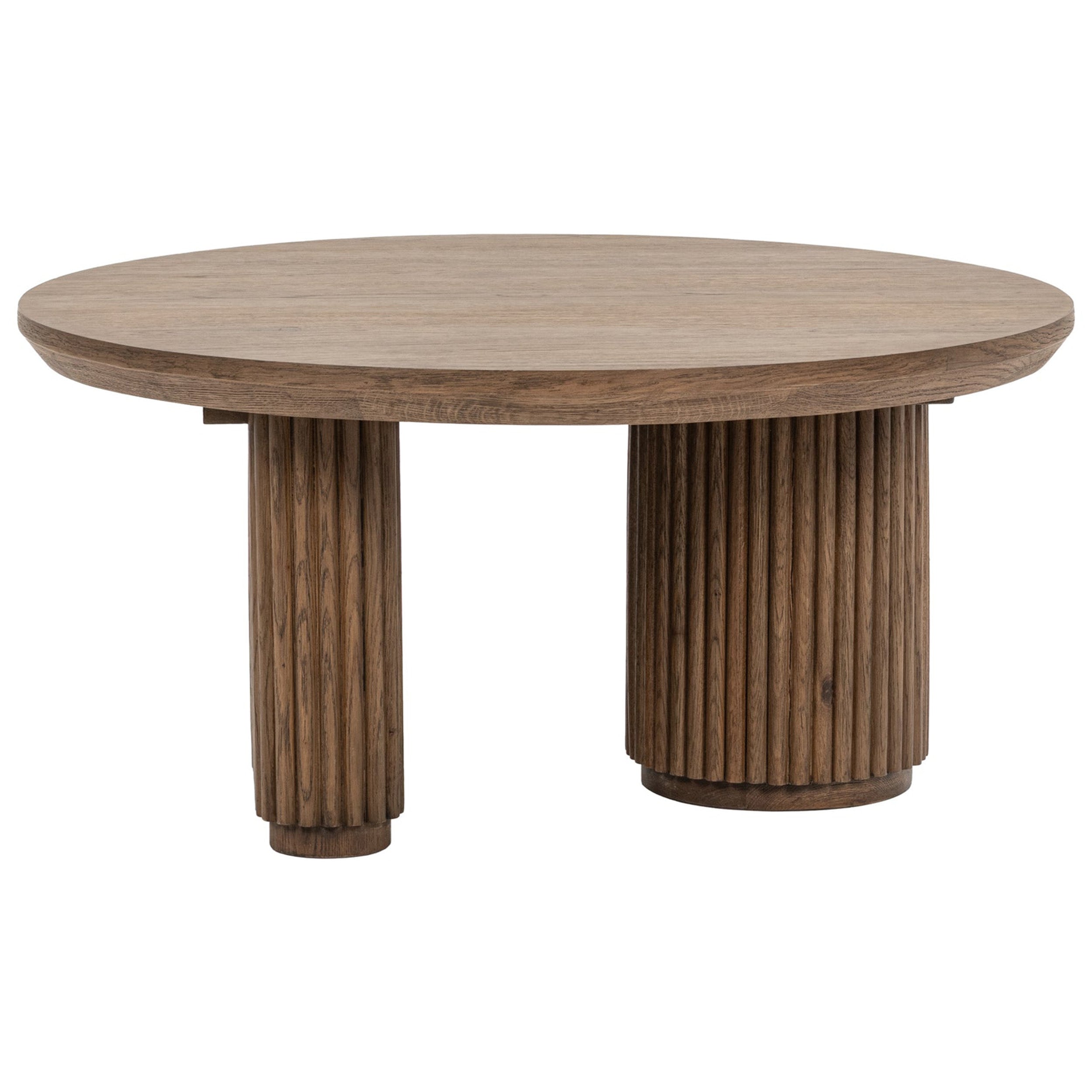 Vander Round Coffee Table, Tawny Brown