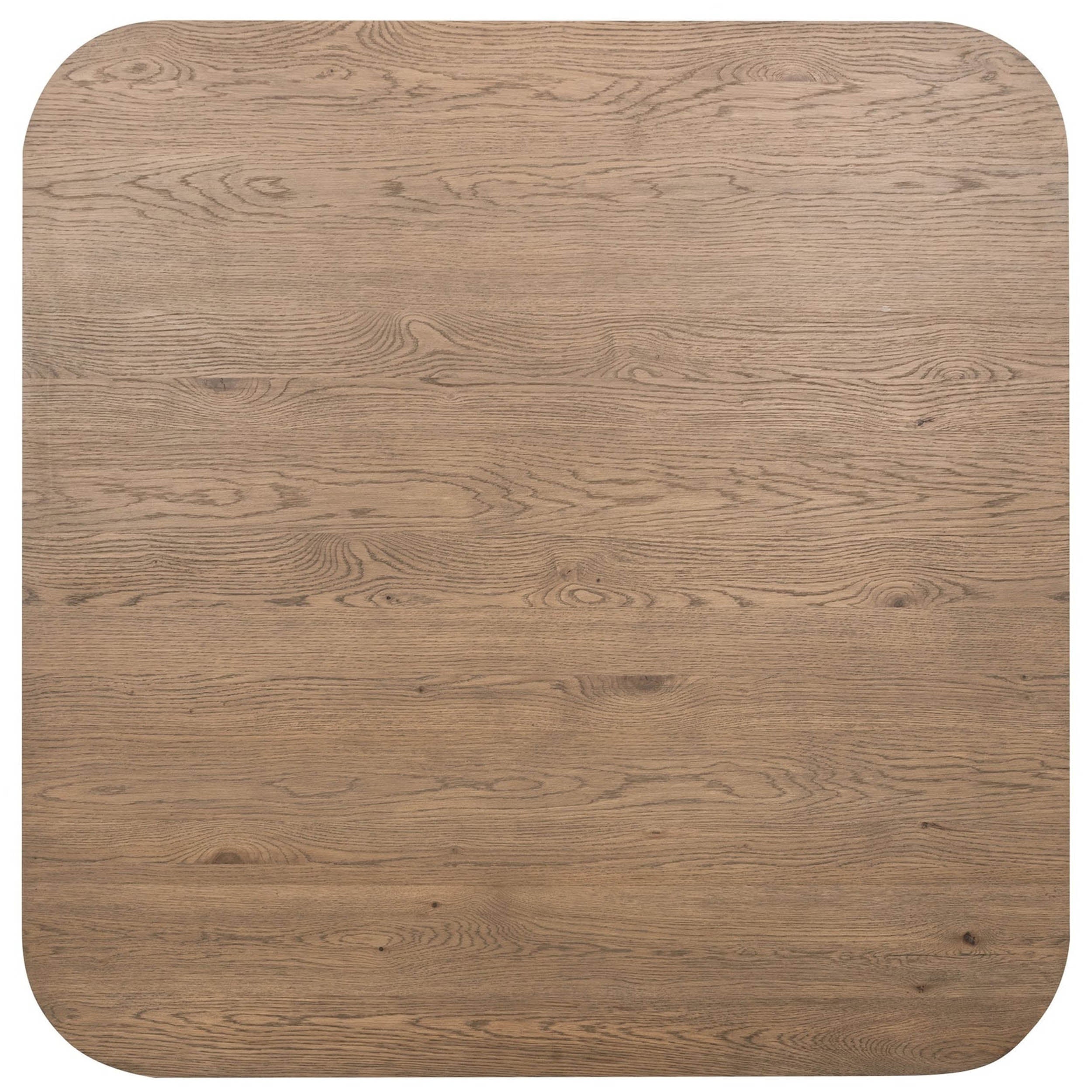 Vander Solid Wood Dining Table, Tawny Brown