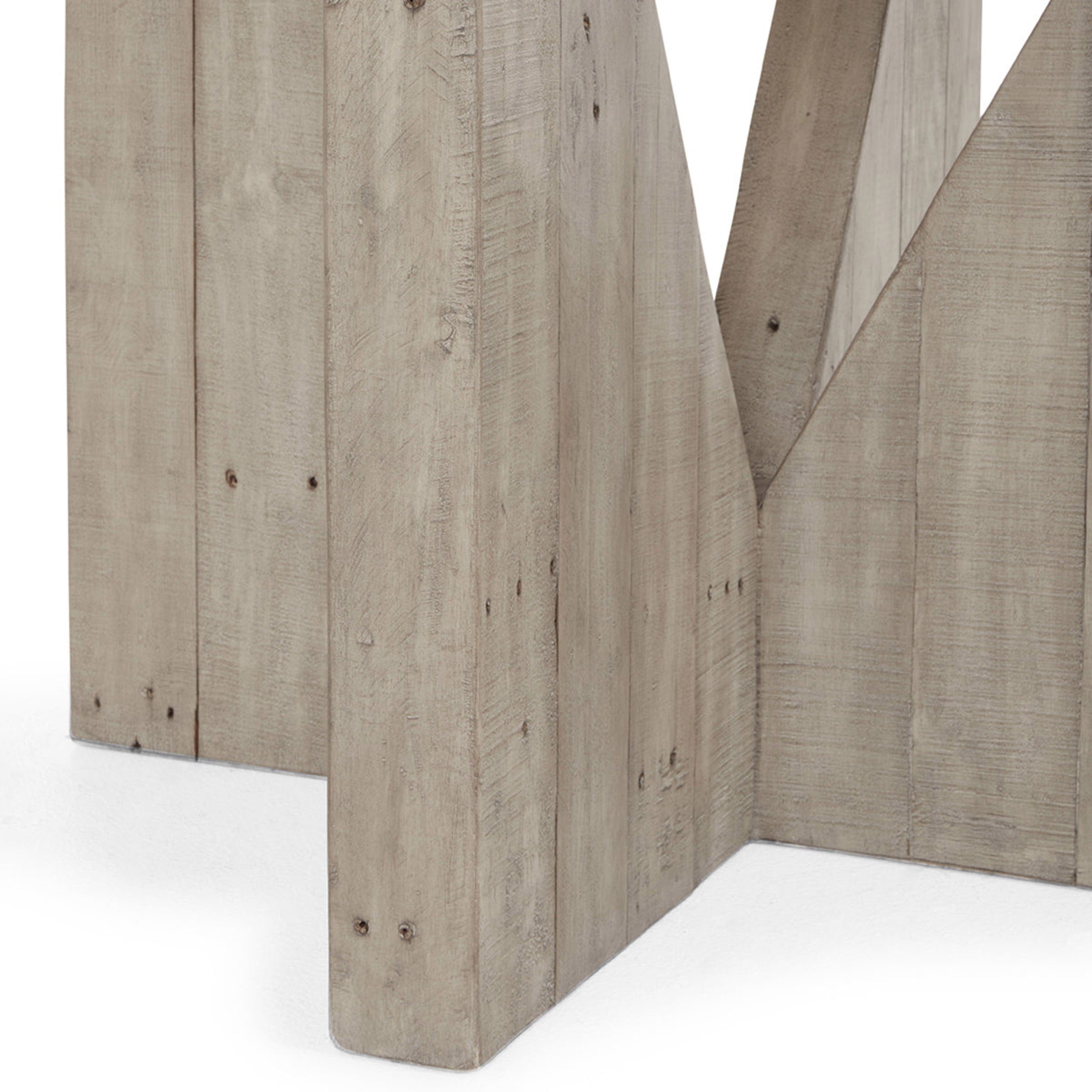 Vincent Dining Table, Distressed Grey