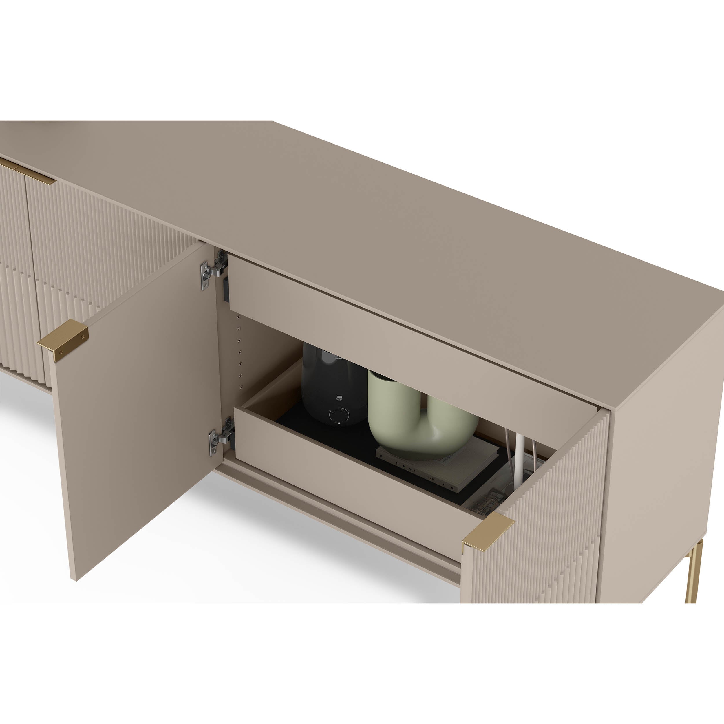 Zig 7649, Dune/Brushed Brass